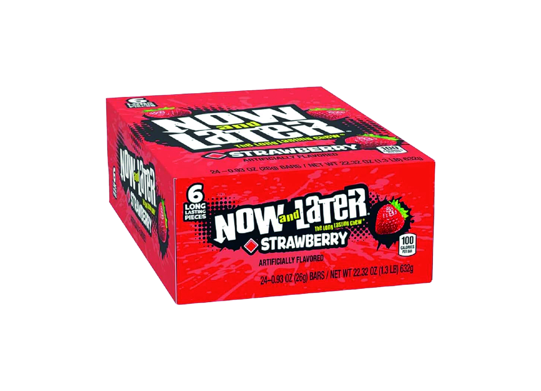 (Bild für) Now & Later Chewy Strawberry Candy 26g 24