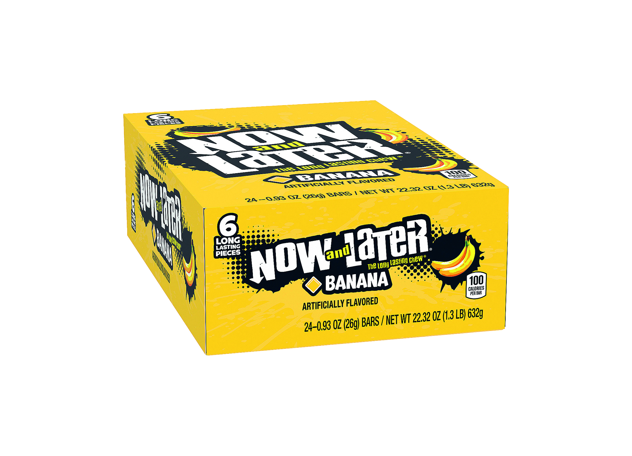 (Bild für) Now & Later Chewy Banana Candy 26g 24
