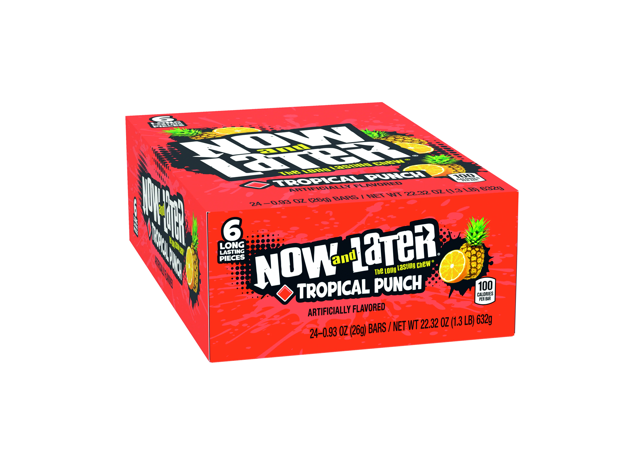 (Bild für) Now & Later Chewy Tropical Punch Candy 26g 24
