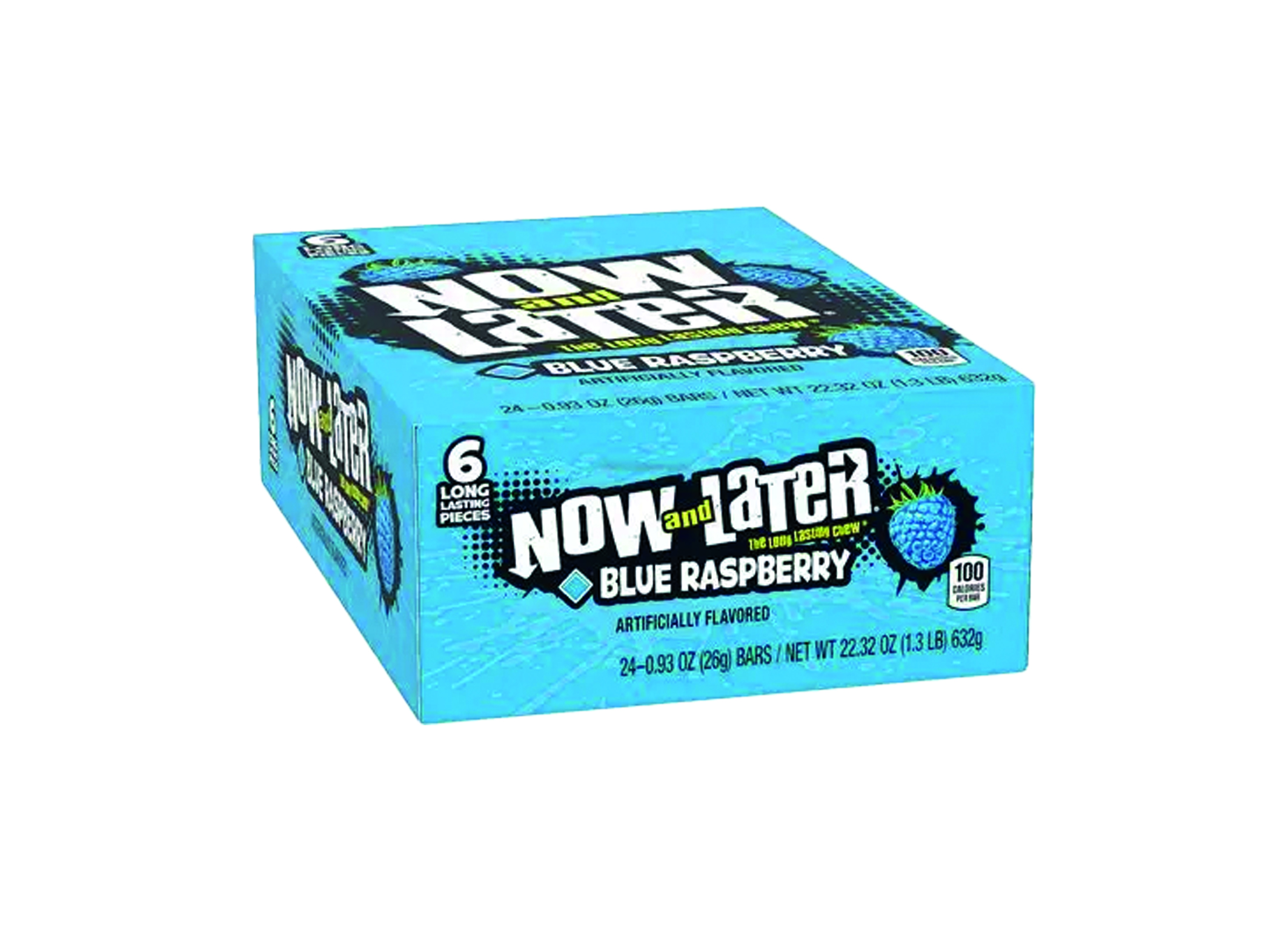 (Bild für) Now & Later Chewy Blue Raspberry Candy 26g 24