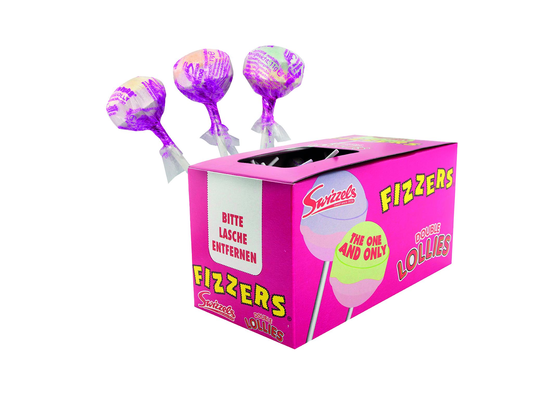 (Bild für) Fizzers Riesen Lolly Single 11g 100