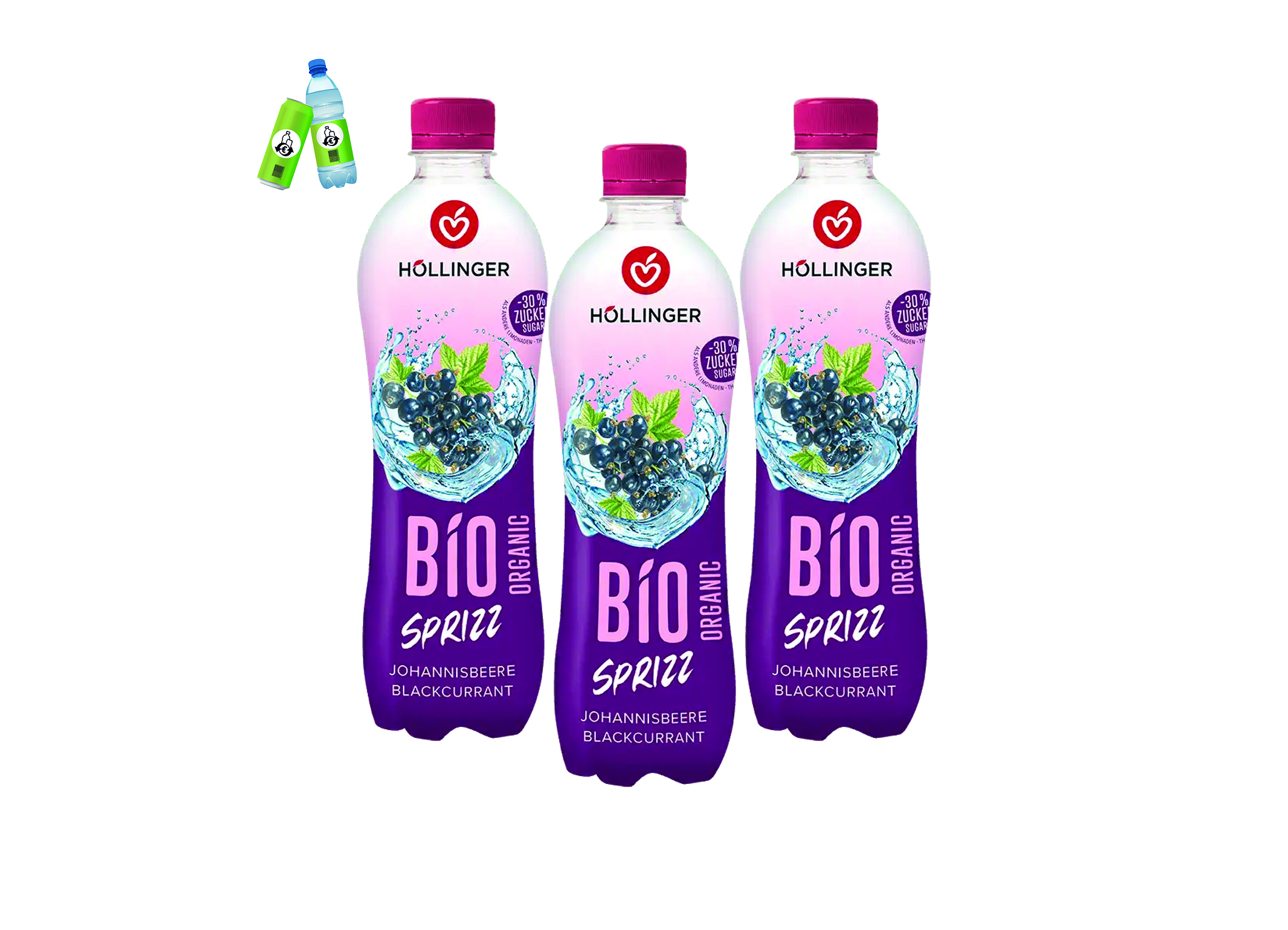 (Bild für) Höllinger Bio Johannisbeer Sprizz 0,5L PET EWP 12