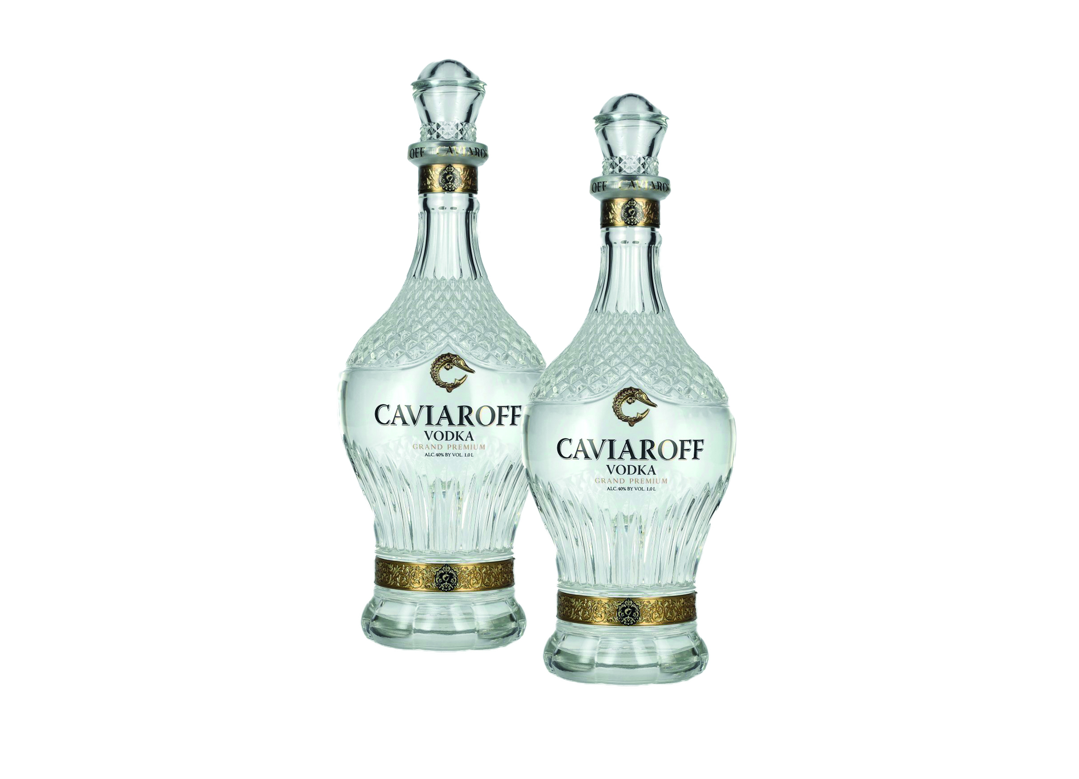(Bild für) Caviaroff Grand Premium Vodka 1L 40% 6
