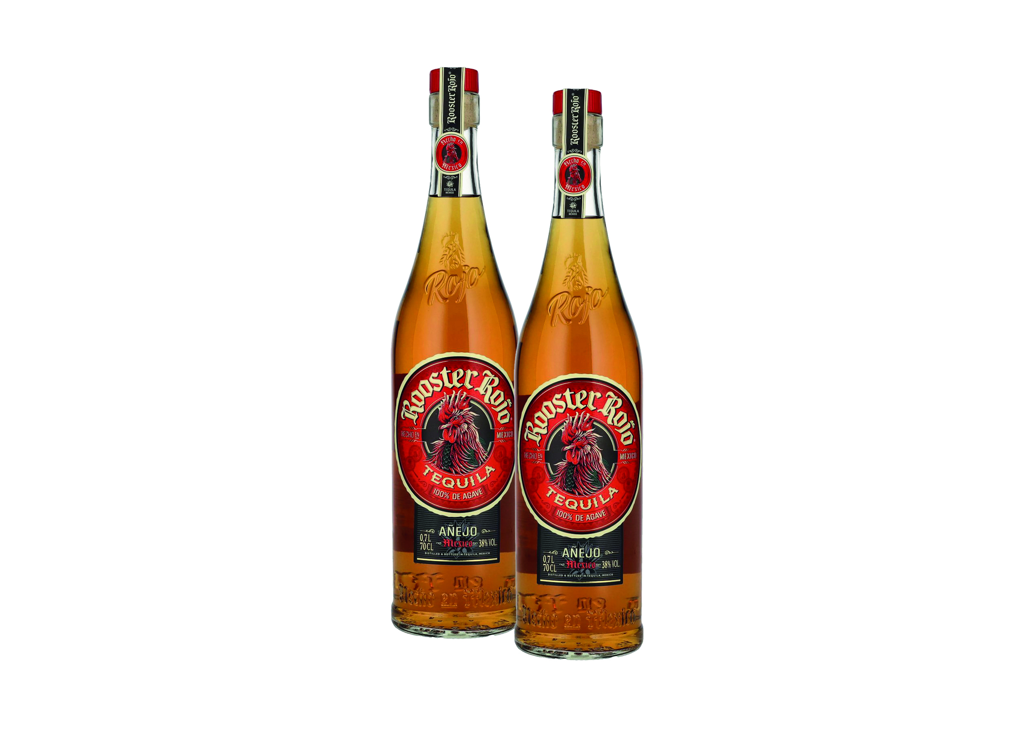 (image for) Rooster Rojo Tequila Anejo 0,7L 38% 1