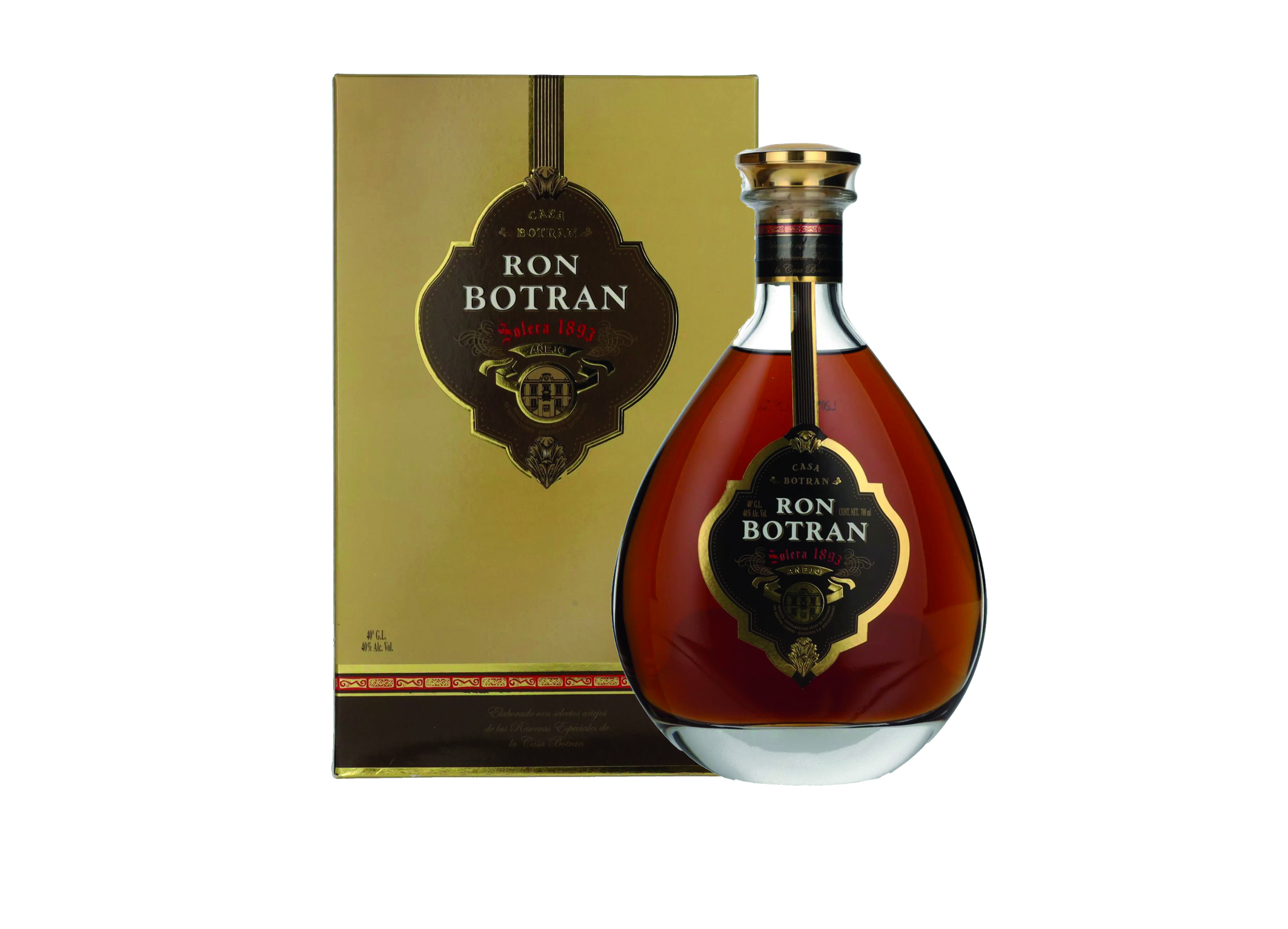 (Bild für) Ron Botran Solera 1893 Anejo Decanter 0,7L 40% 1