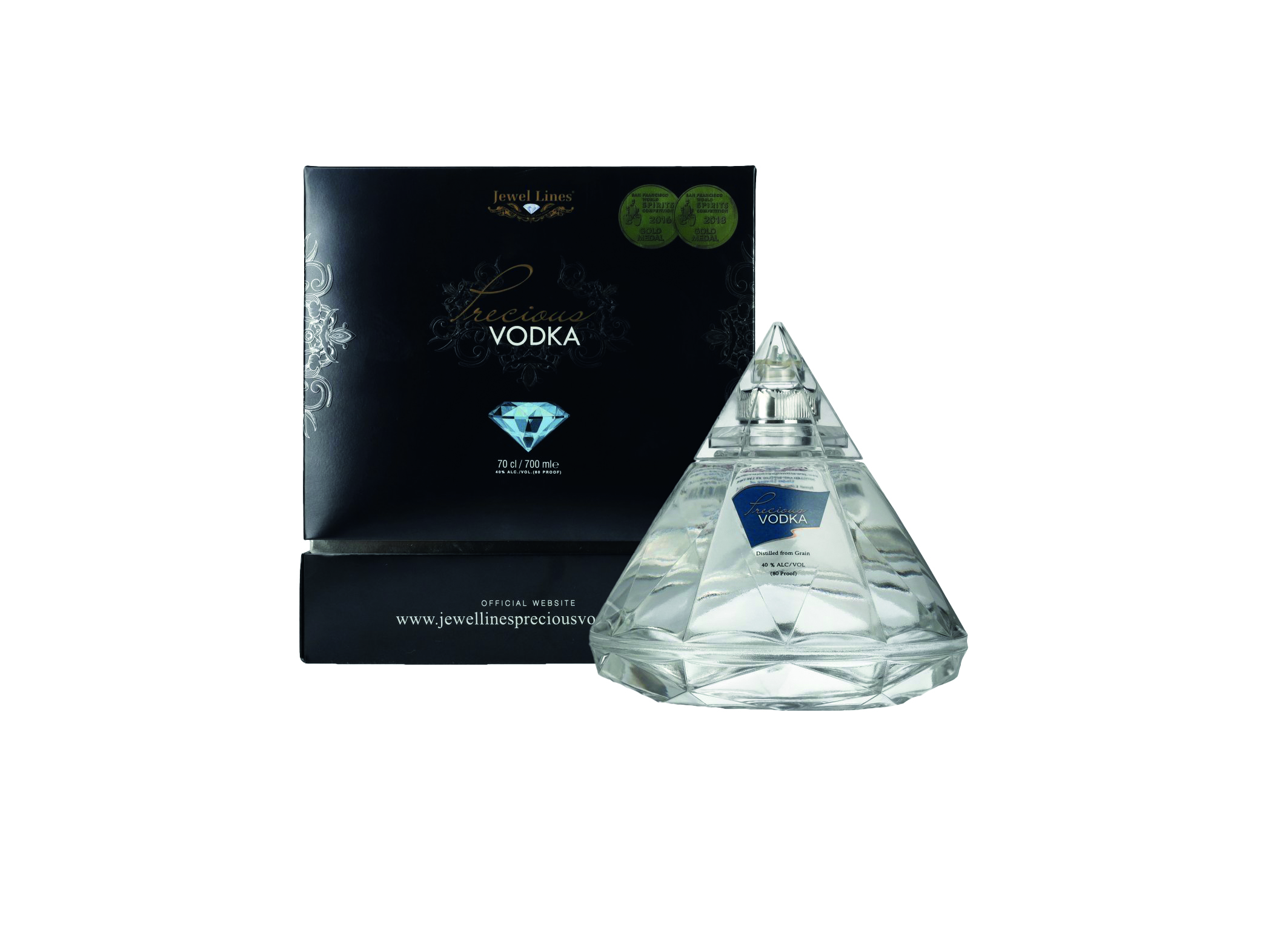 (Bild für) Jewels Lines Precious Vodka 0,7L 40% 1