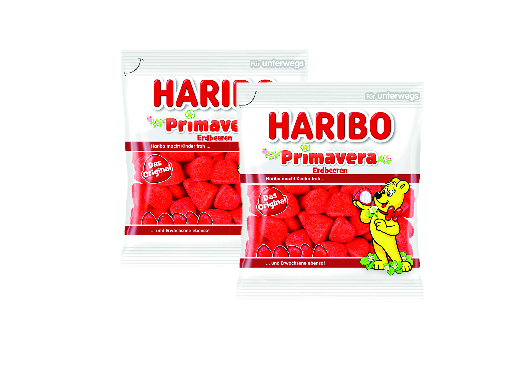 (Bild für) Haribo Primavera Erdbeeren 100g 16