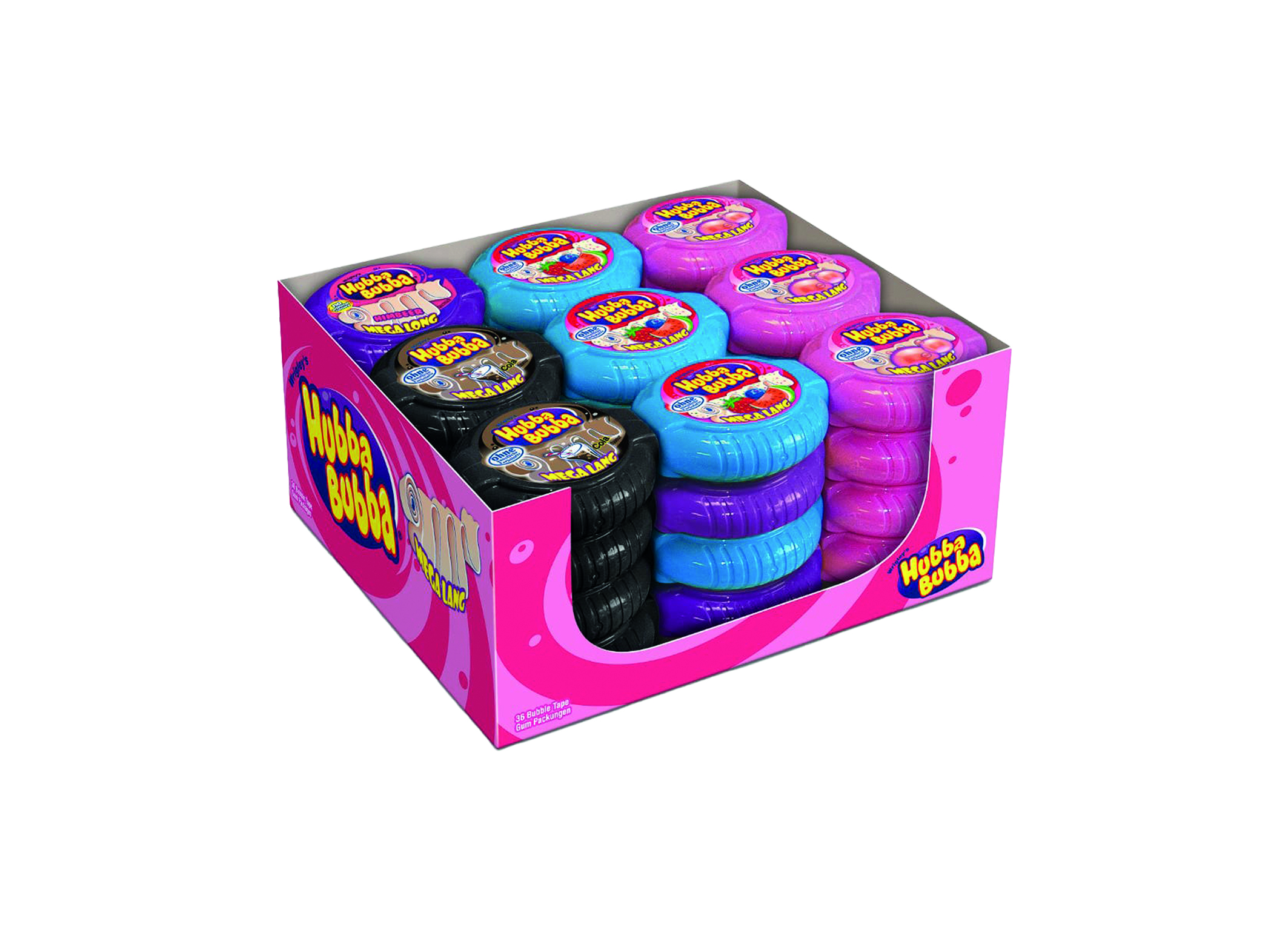 (Bild für) Hubba Bubba Bubble Tapes Mischkarton 56g 36 