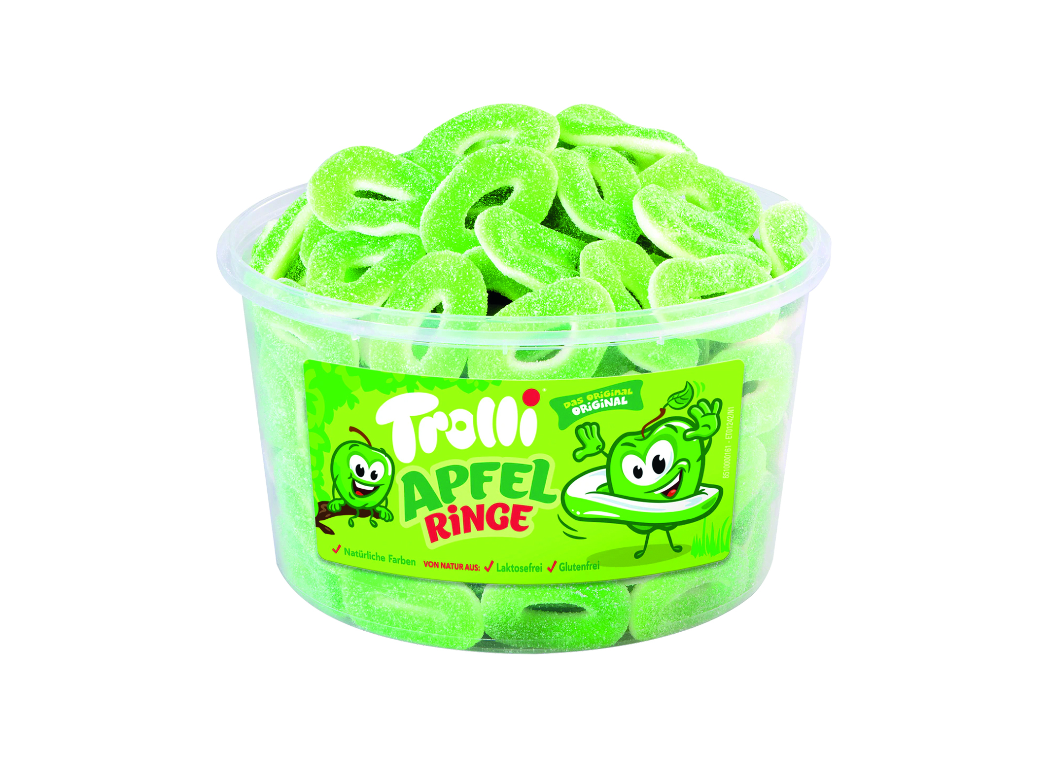 (Bild für) Trolli Saure Apfelringe 1200g 1