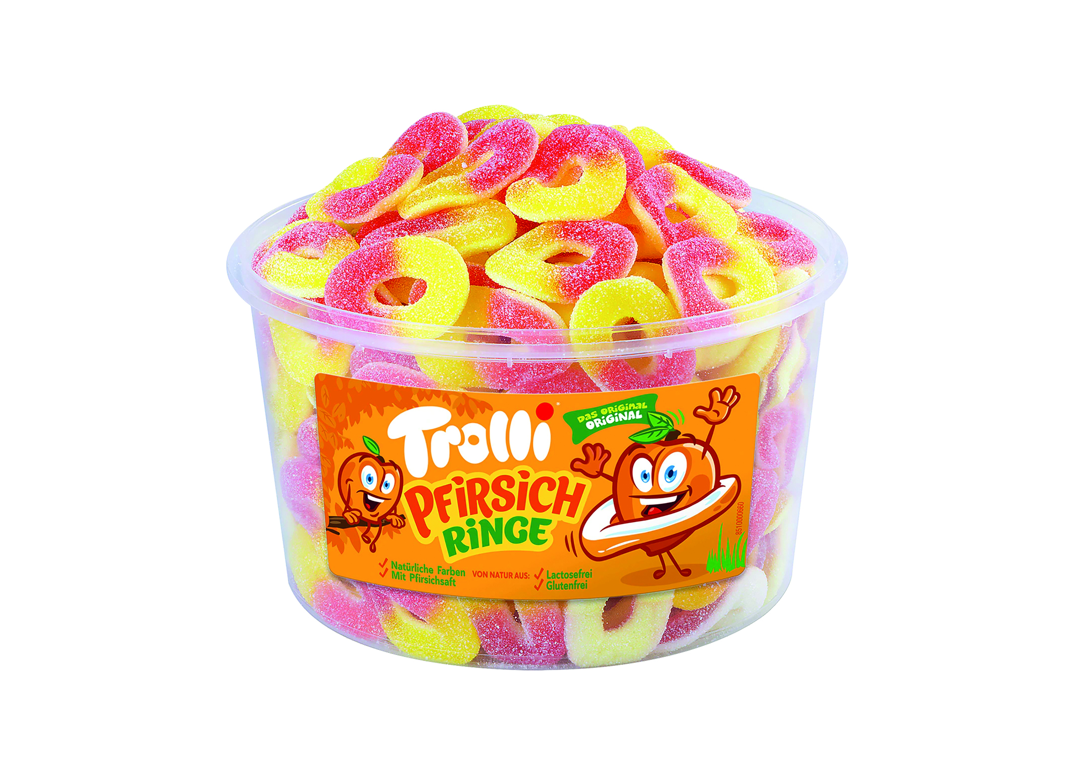 (Bild für) Trolli Pfirsichringe 1200g 1