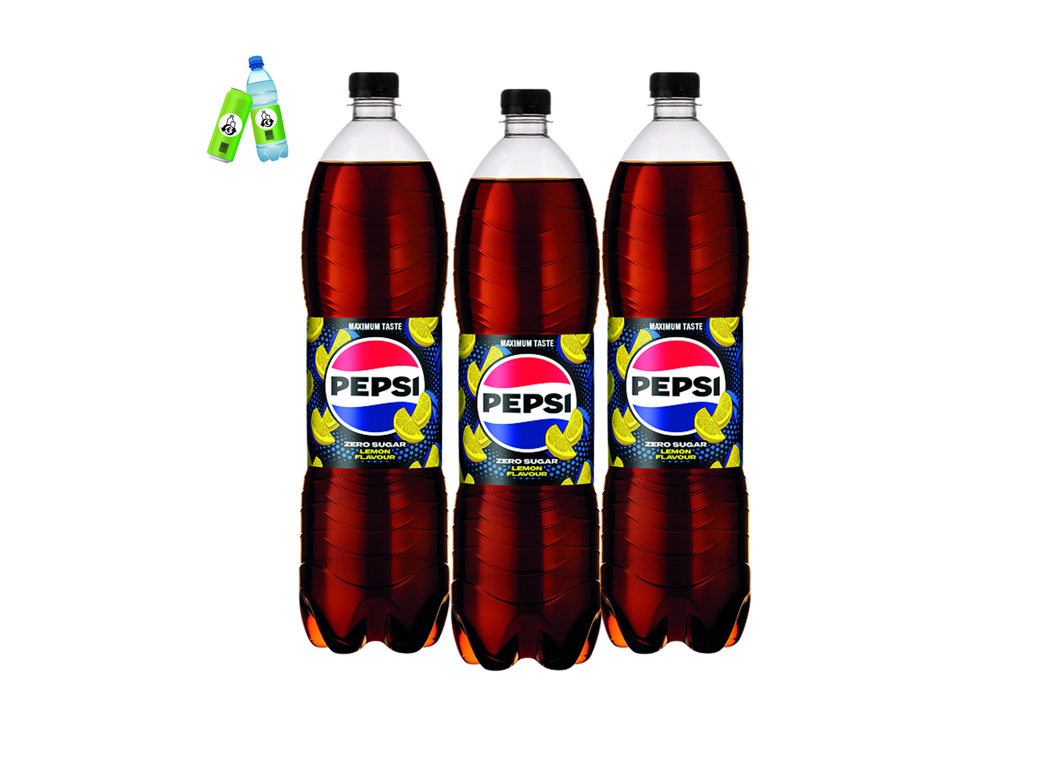 (Bild für) Pepsi Cola Zero Lemon 1,5L PET EWP 6