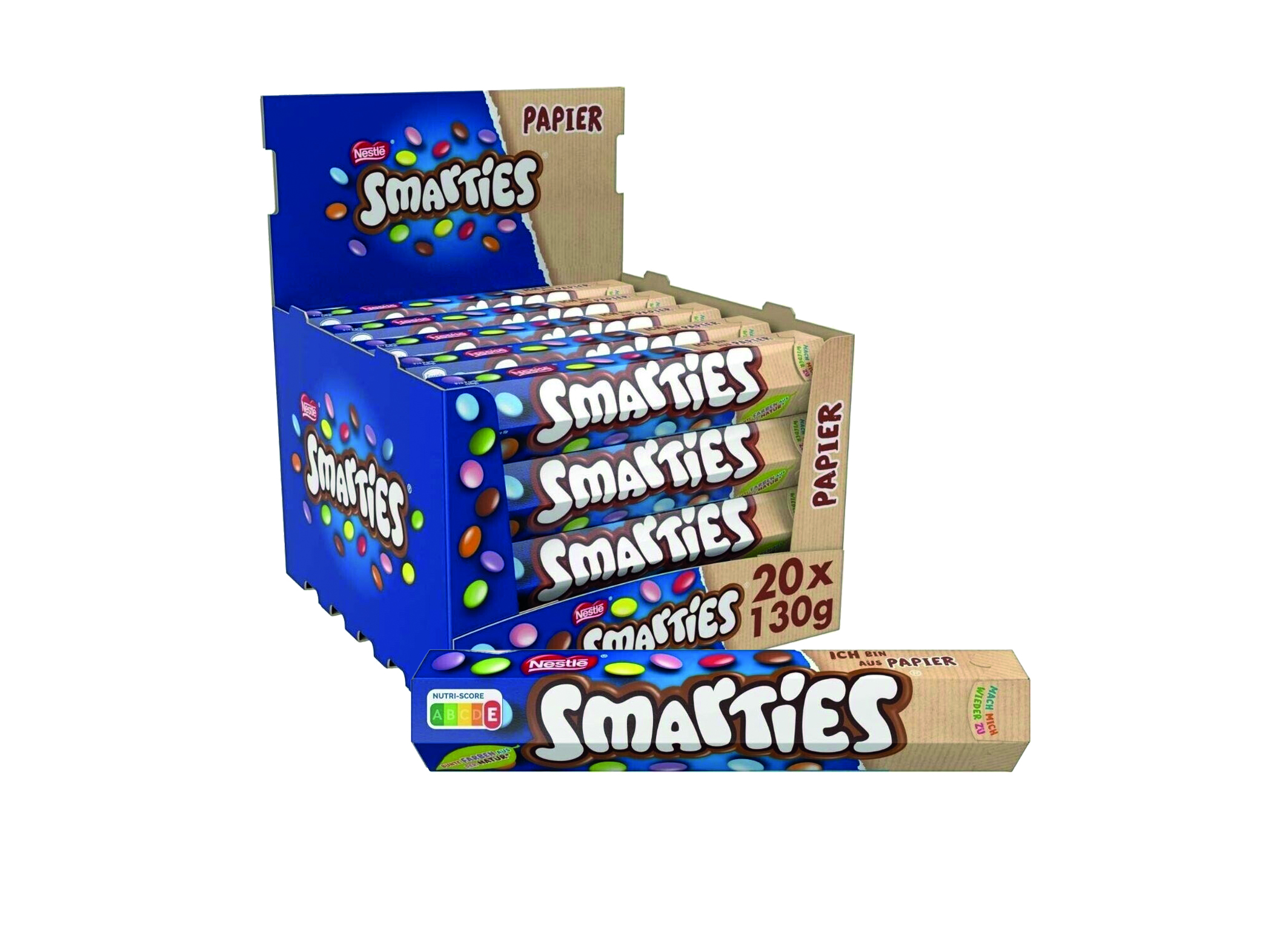 (Bild für) Smarties Riesenrolle 130g 20