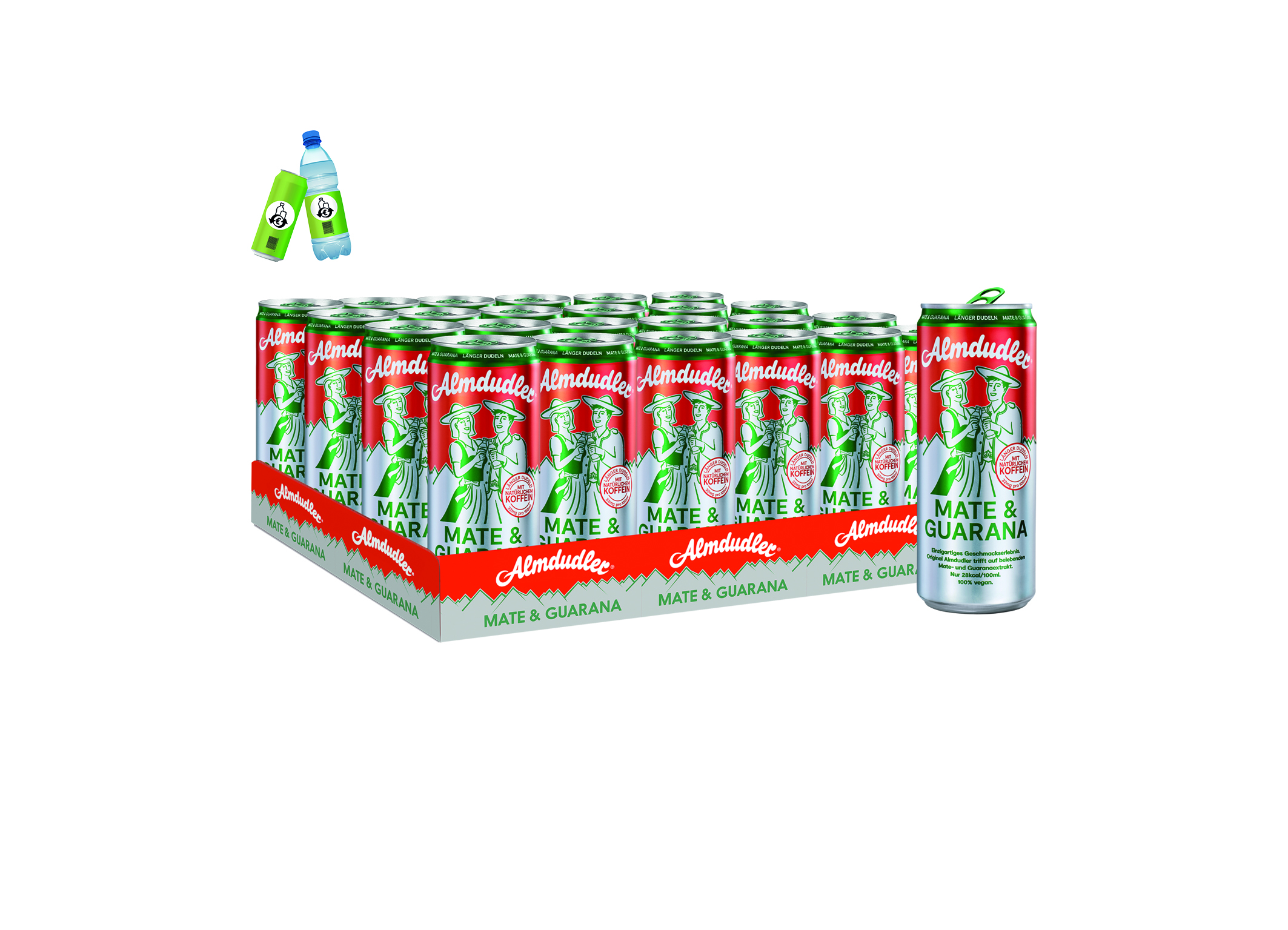(Bild für) Almdudler Mate & Guarana 0,33L DS EWP 24