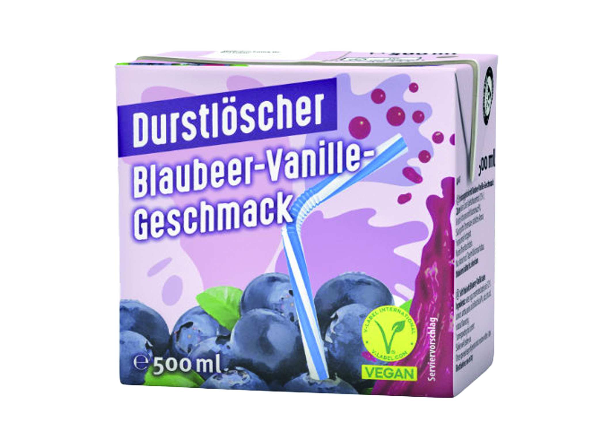 (Bild für) Durstlöscher Blaubeer-Vanille 0,5L 12