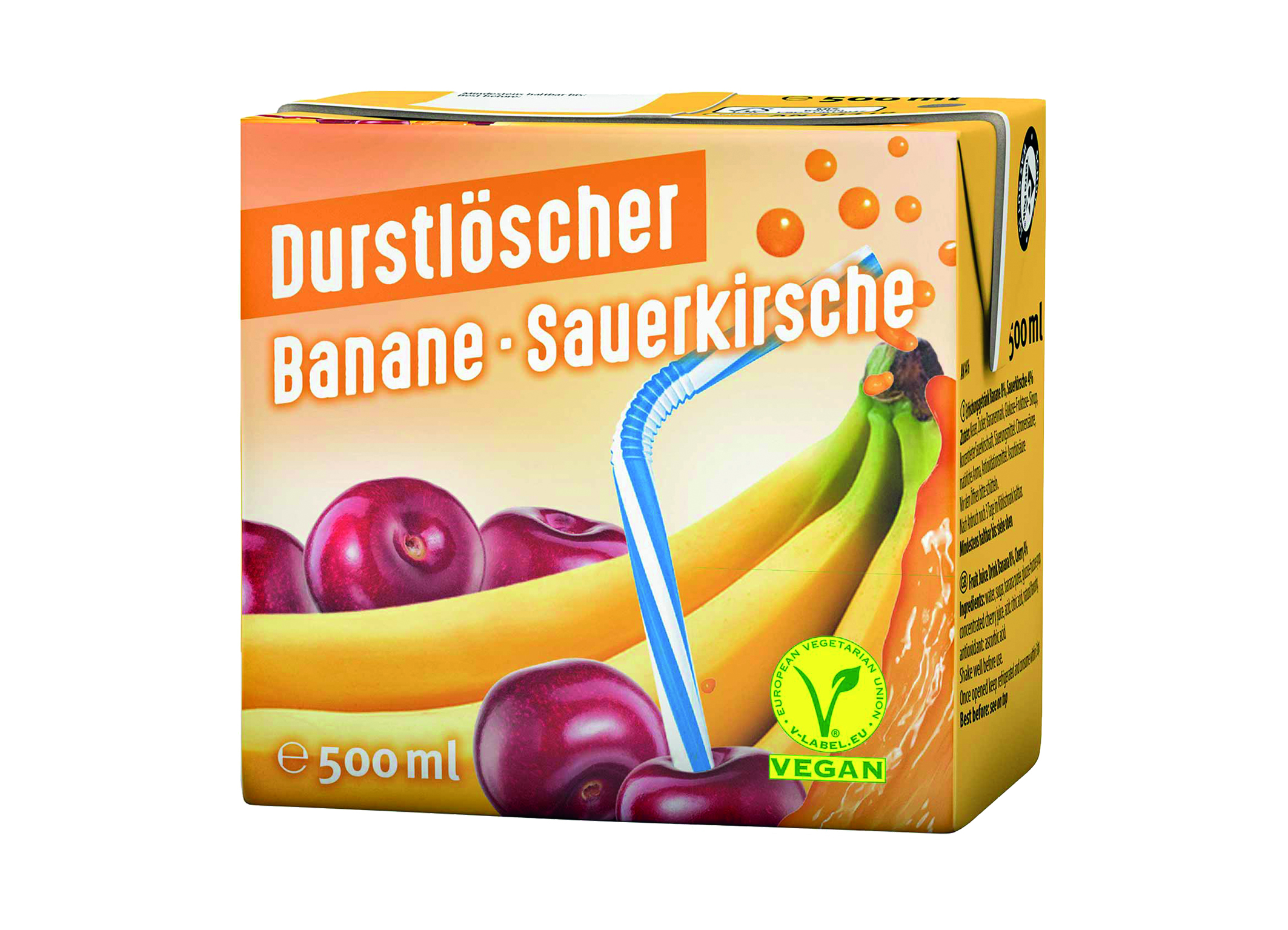 (Bild für) Durstlöscher Banane-Sauerkirsche 0,5L 12