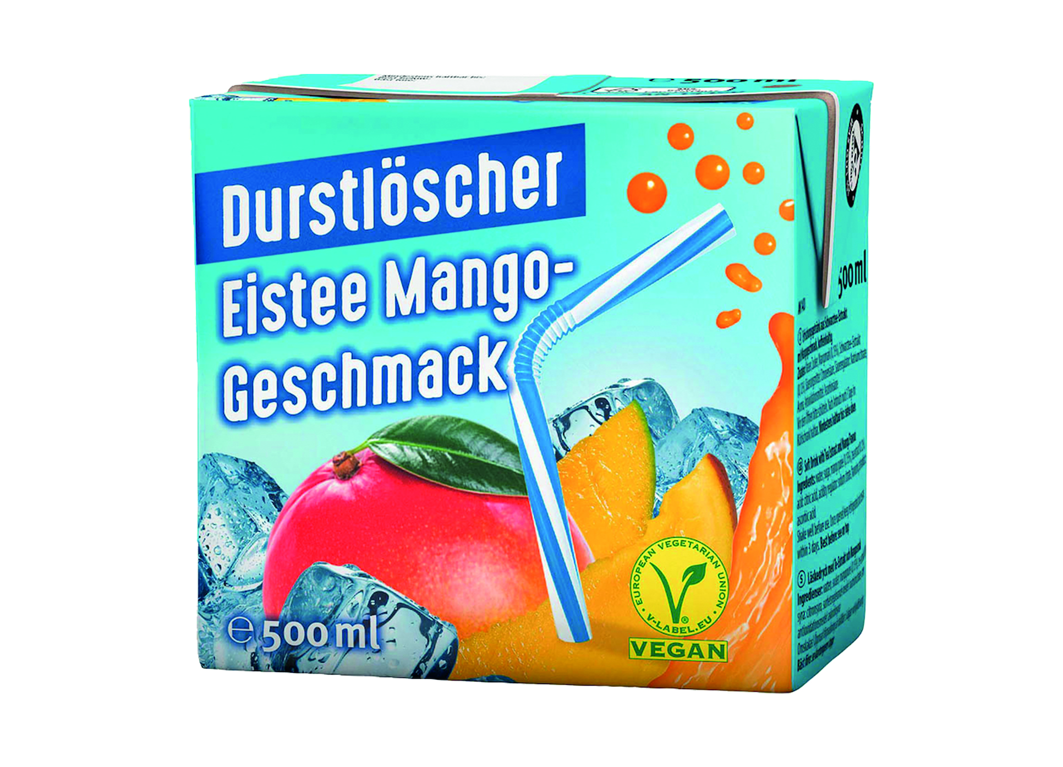 (Bild für) Durstlöscher Eistee Mango 0,5L 12