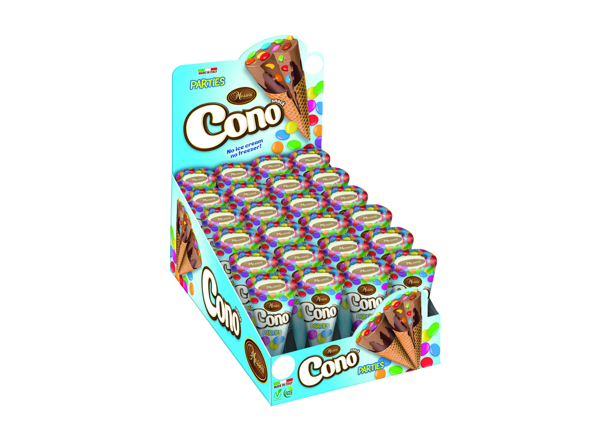 (Bild für) Messori Cono Mini Waffelhörnchen Parties 25g 24