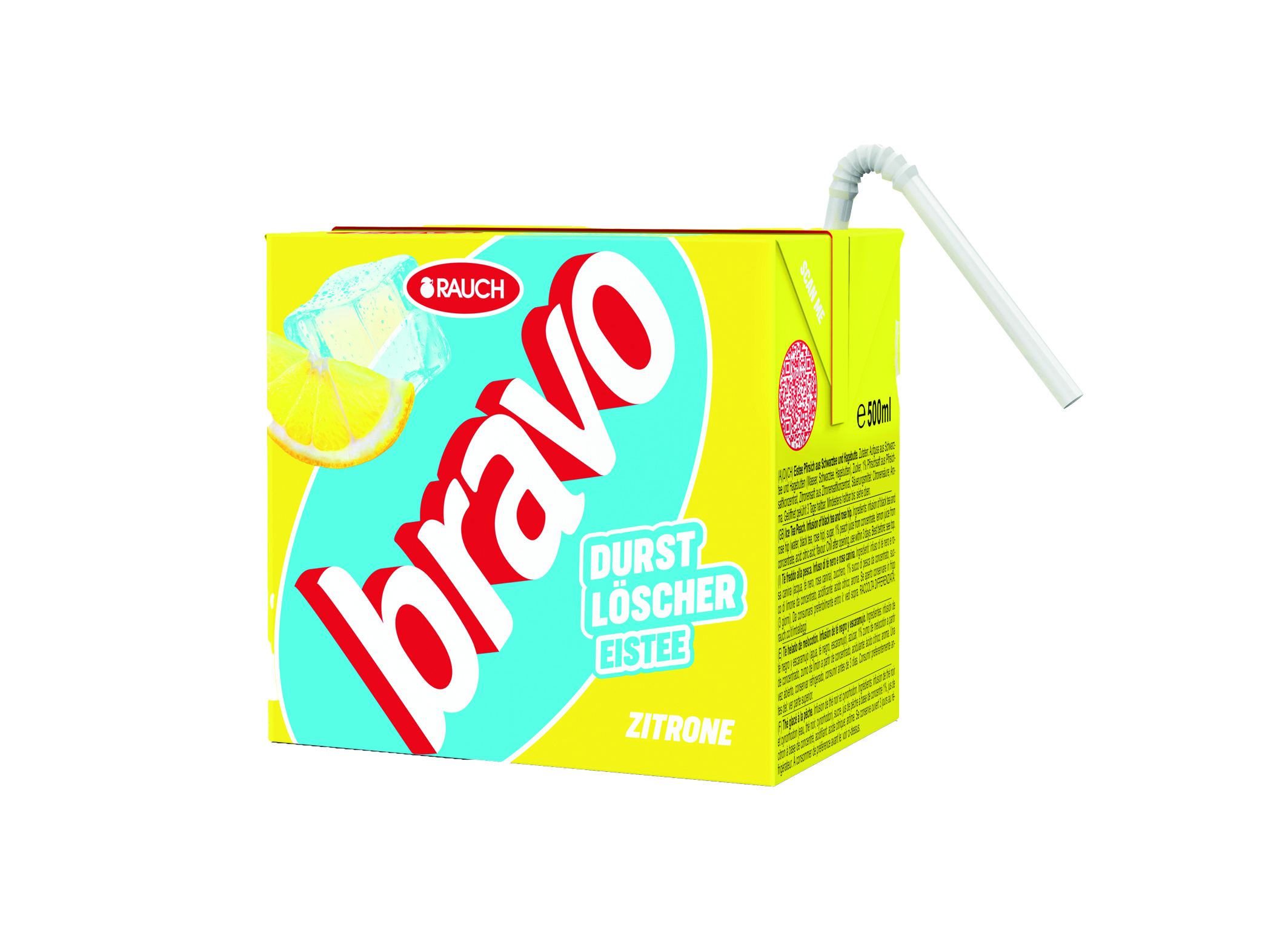 (Bild für) Bravo Durstlöscher Eistee Zitrone 0,5L 10