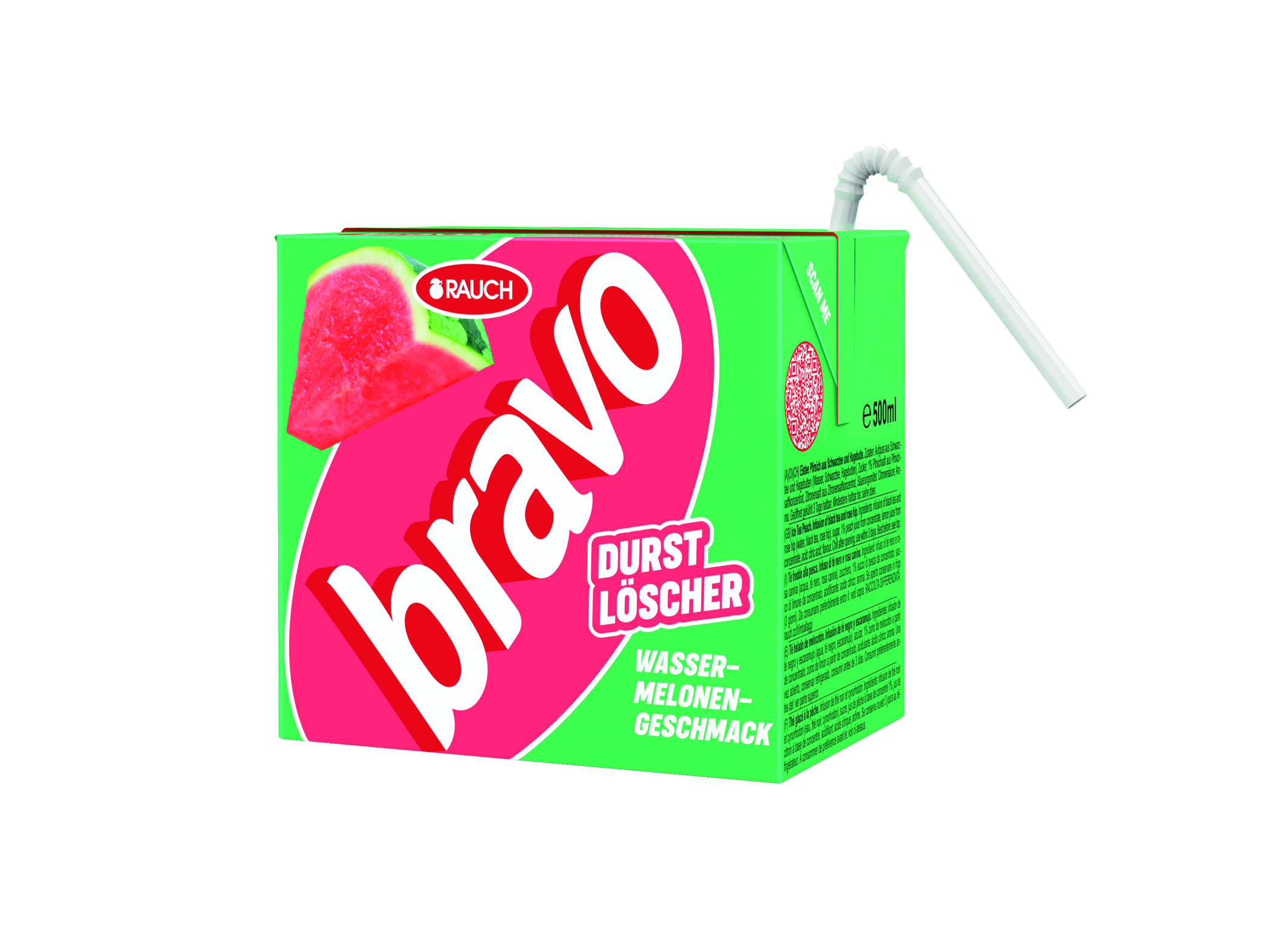(Bild für) Bravo Durstlöscher Wassermelone 0,5L 10