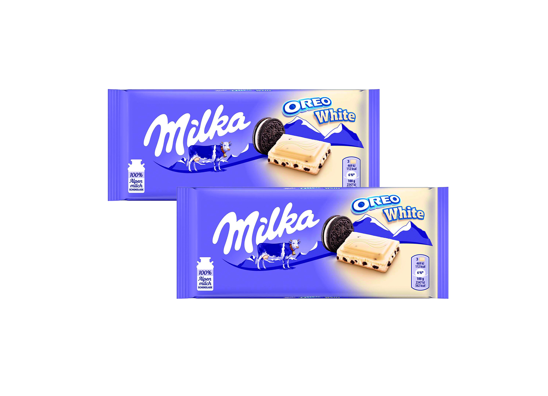 (Bild für) Milka Oreo White 100g 22