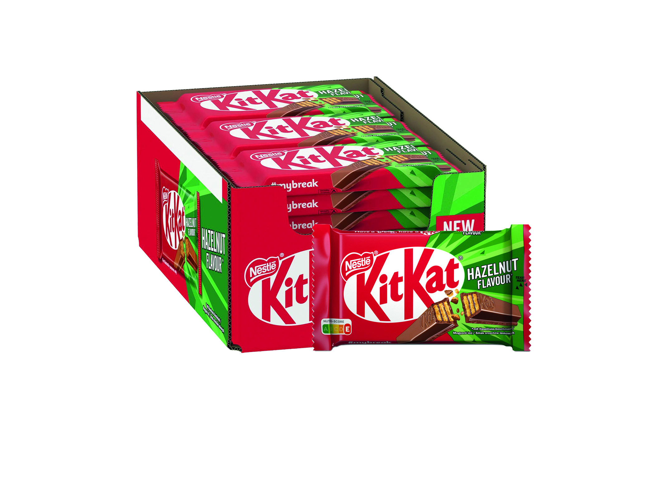 (Bild für) KitKat Hazelnut Single 41,5g 24