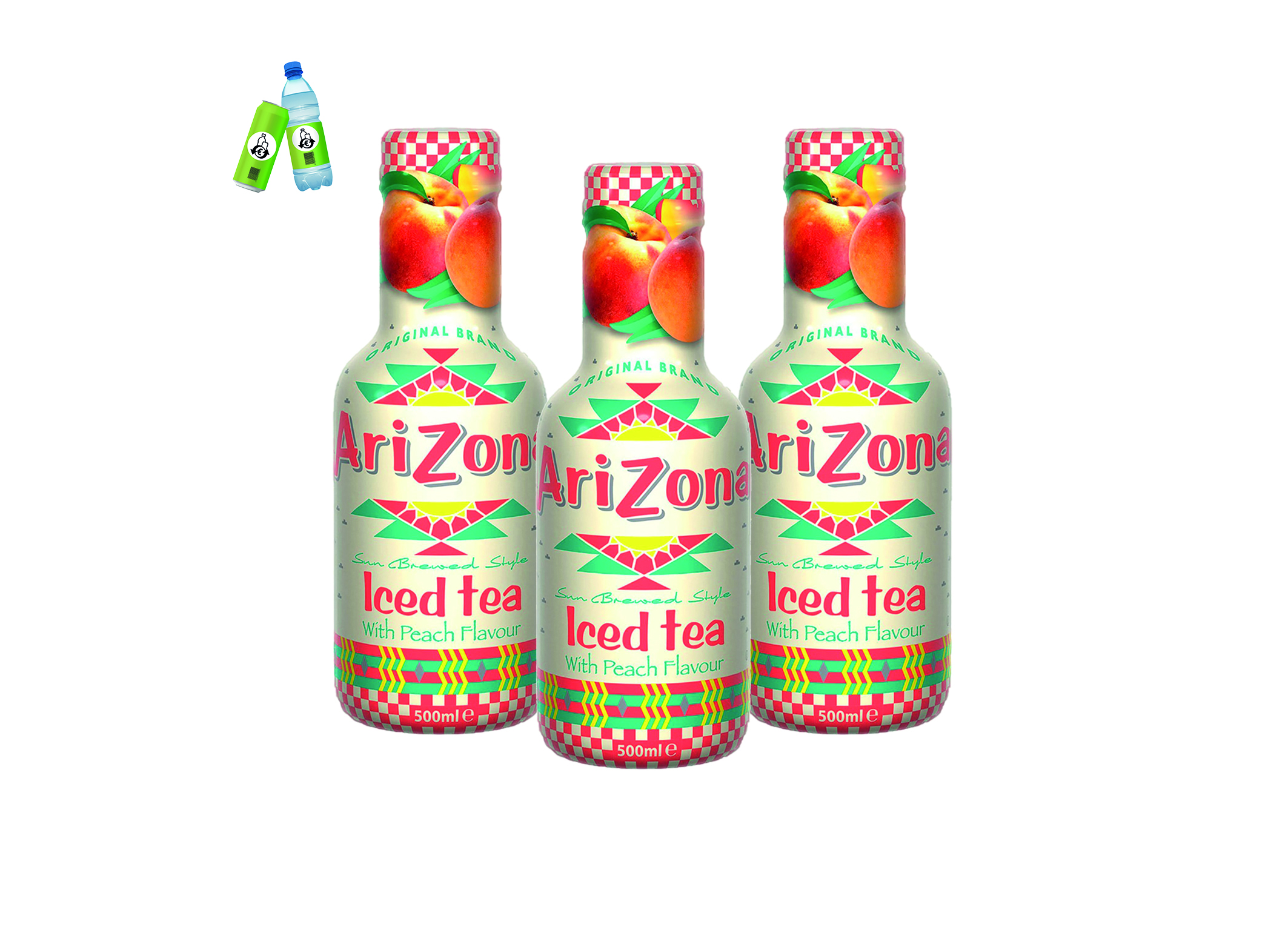 (Bild für) Arizona Iced Tea Peach 0,5L PET EWP 6
