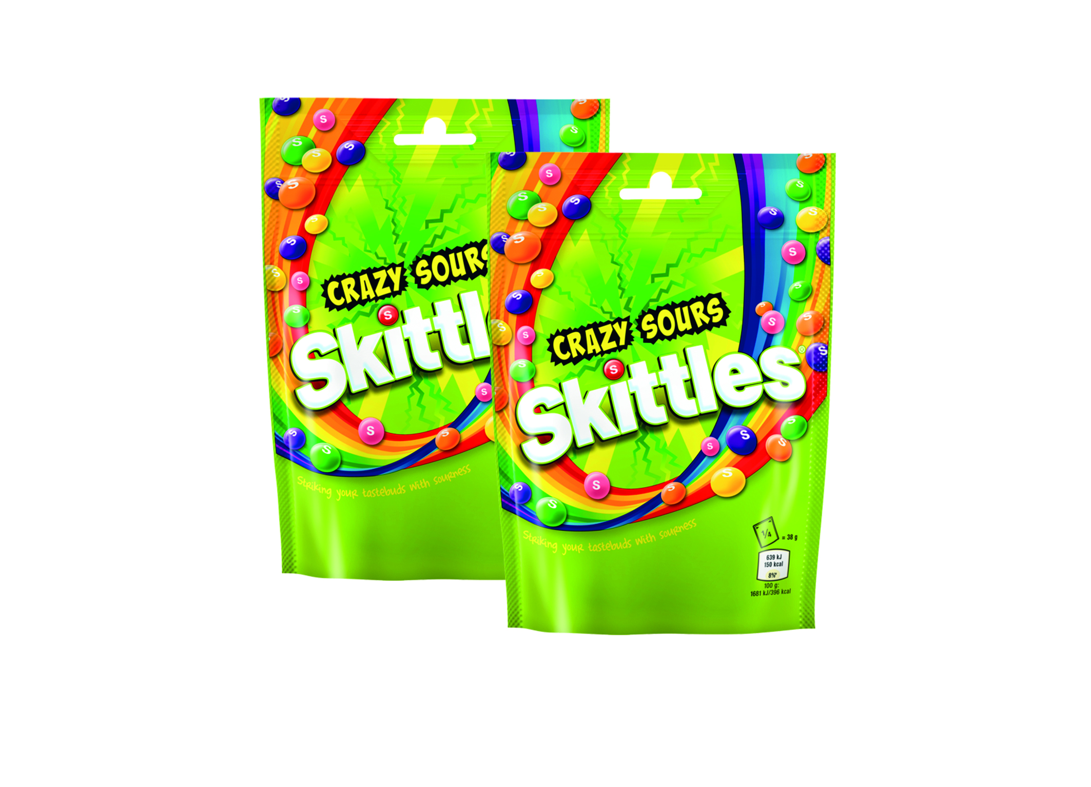 (Bild für) Skittles Crazy Sours 152g 15