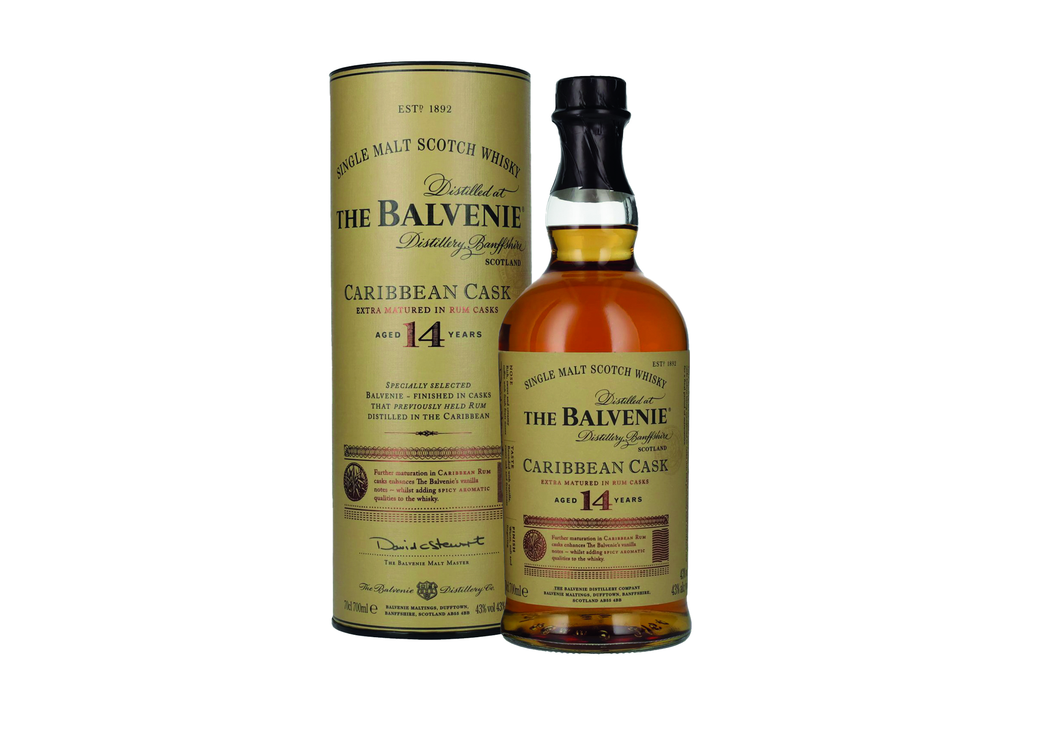 (Bild für) The Balvenie 14 YO Caribbean Cask 0,7L 43% 6