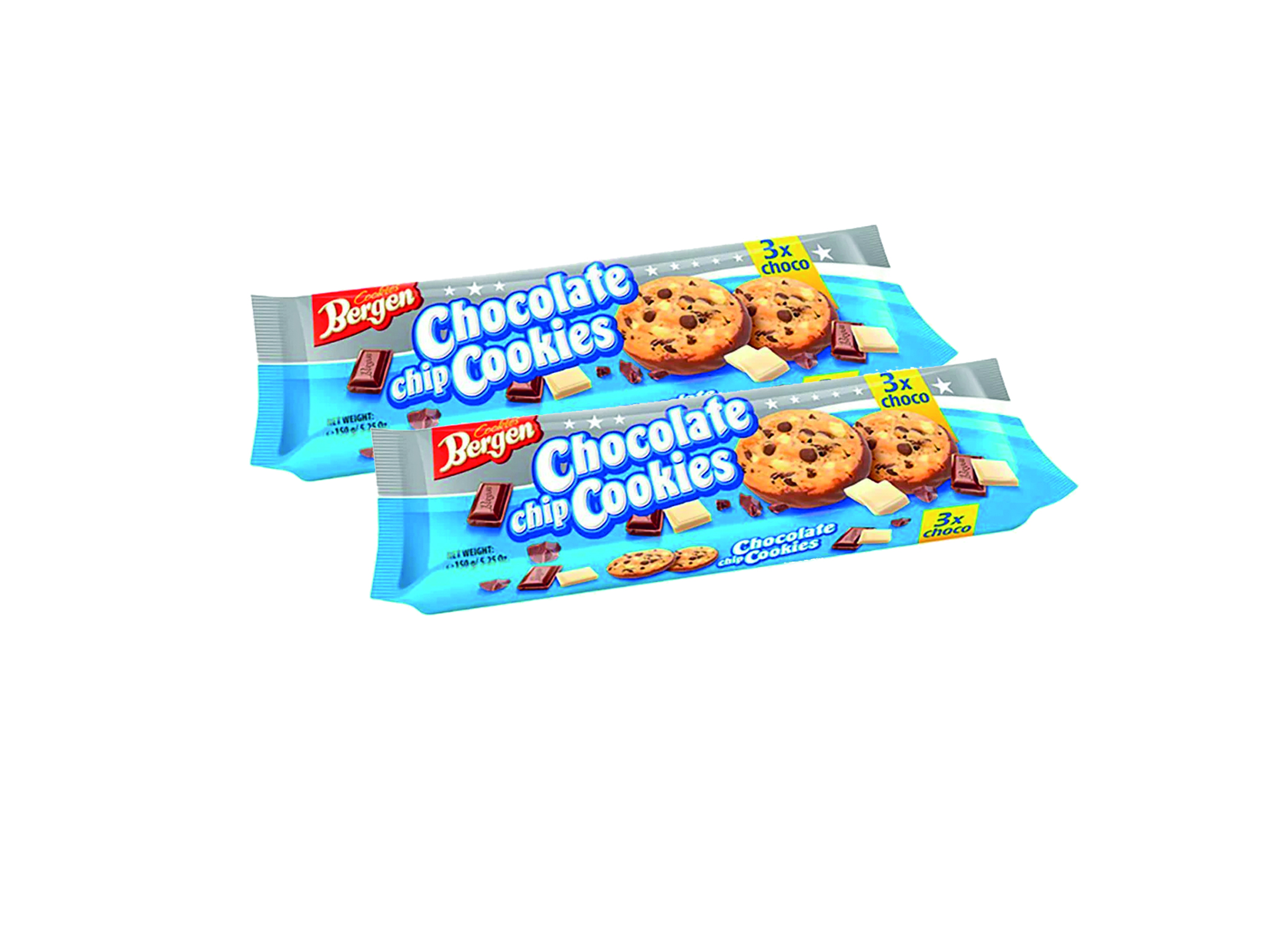 (Bild für) Bergen Choco Chip Cookies Choco Dragees 85g 16