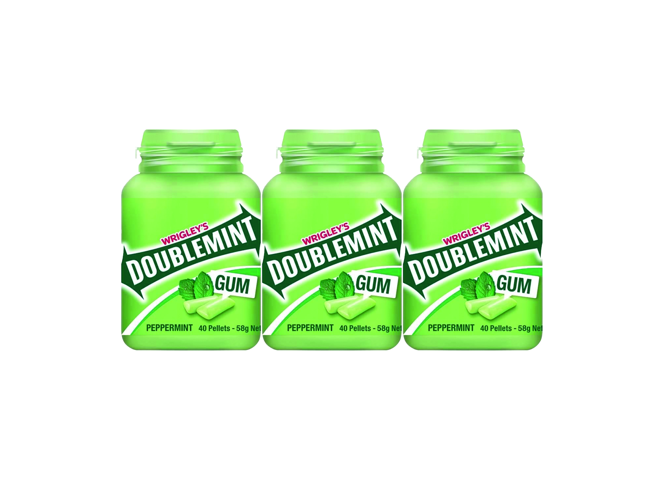 (Bild für) Wrigleys Doublemint Peppermint Bottle 58,4g 6
