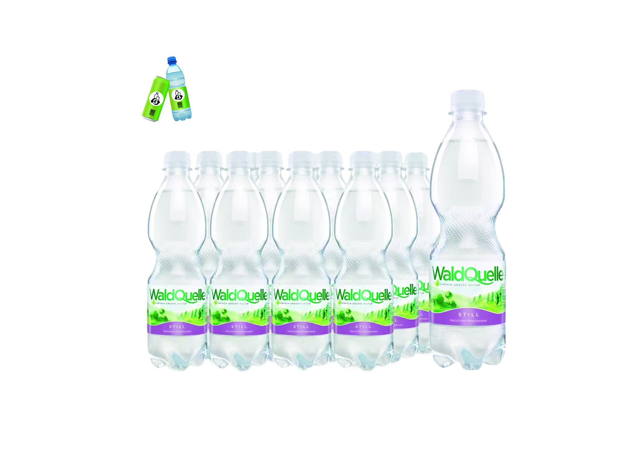 (Bild für) Waldquelle still 0,5L PET EWP 12