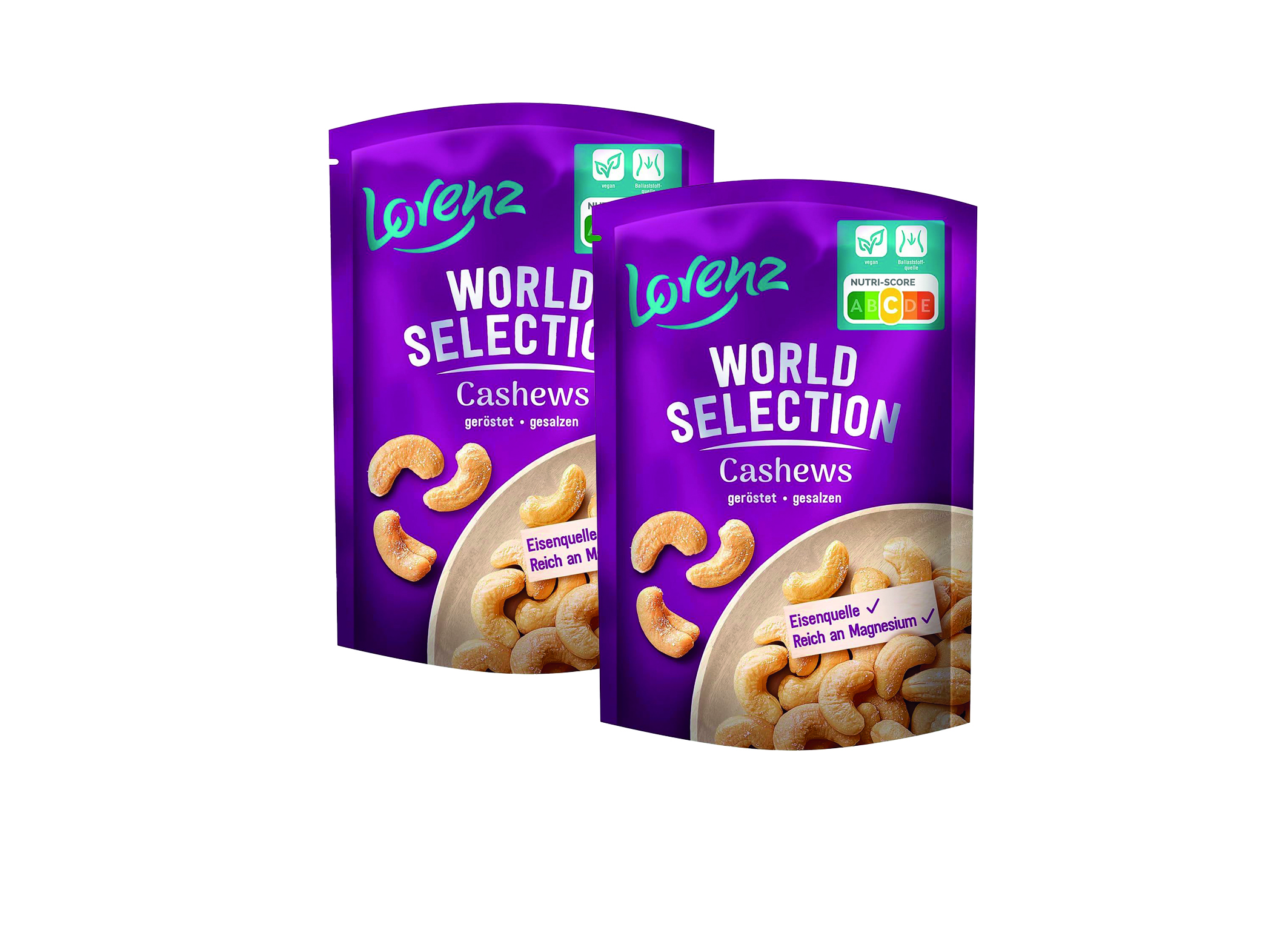 (Bild für) Lorenz Cashews geröstet & gesalzen 100g 12
