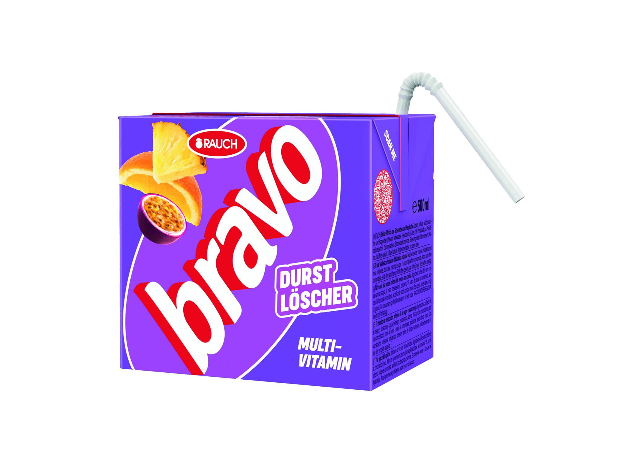 (Bild für) Bravo Durstlöscher Multivitamin 0,5L 10
