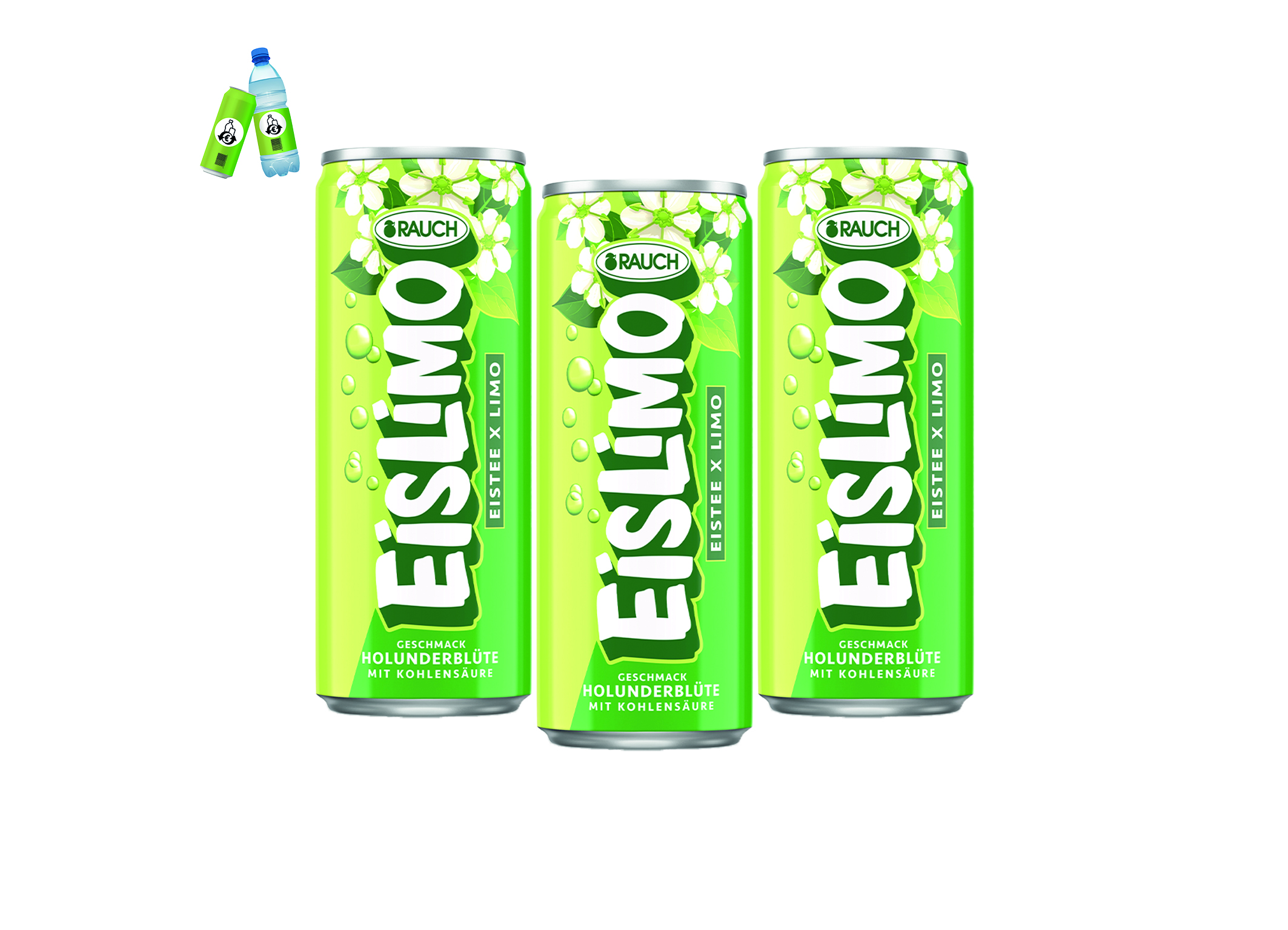 (Bild für) Rauch EisLimo Holunderblüte 0,33L DS EWP 24