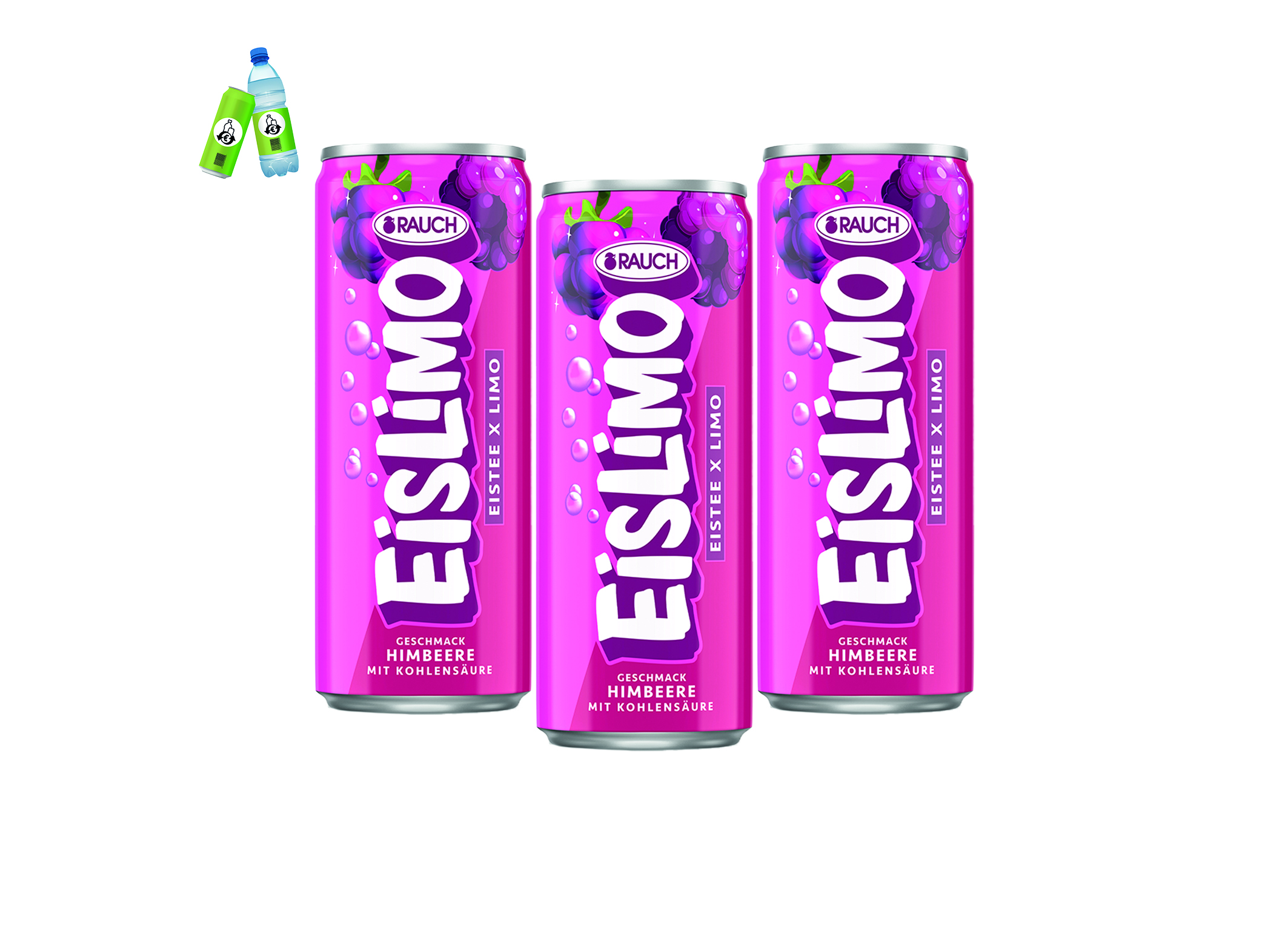 (Bild für) Rauch EisLimo Himbeere 0,33L DS EWP 24