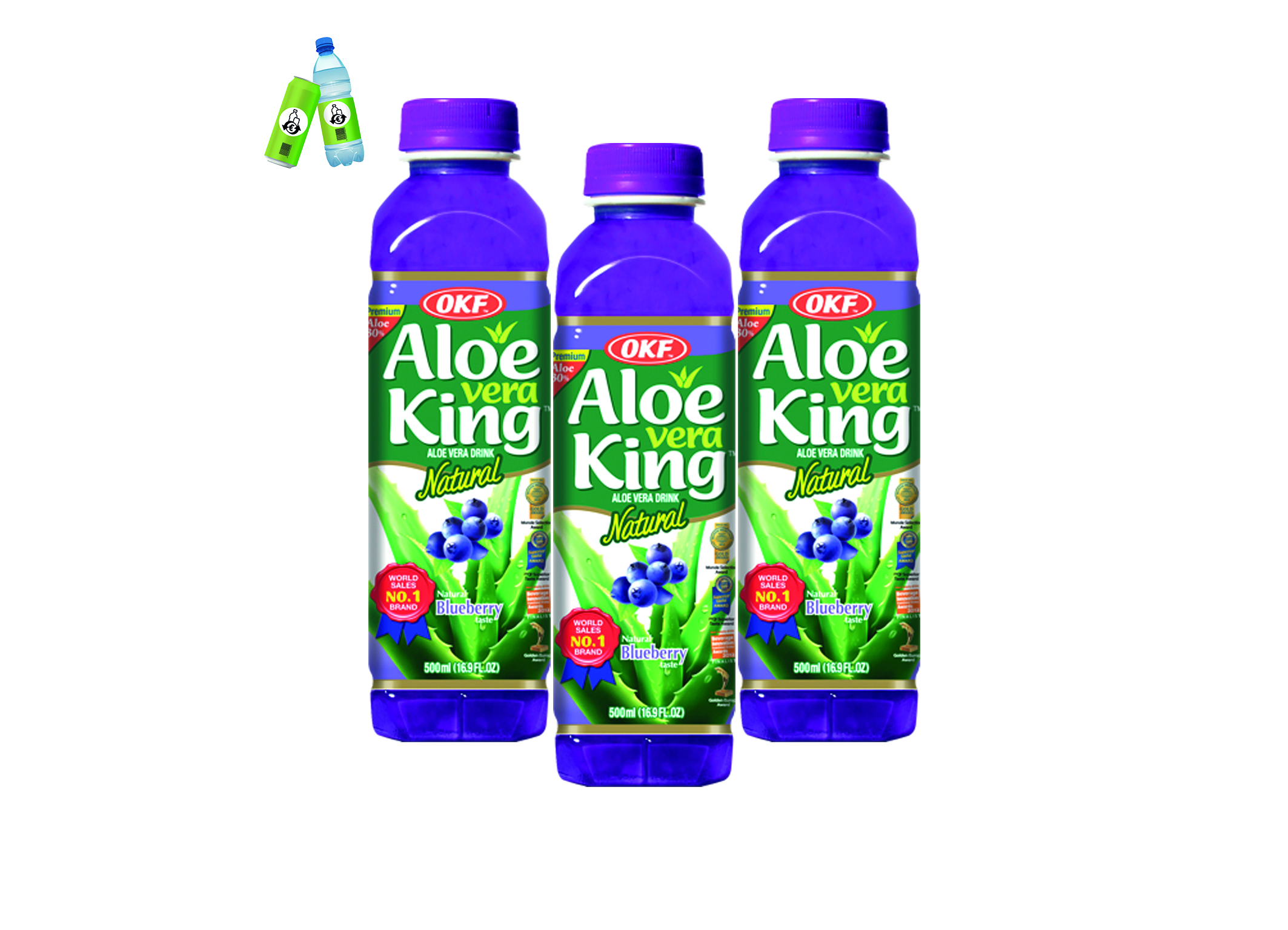 (Bild für) OKF Aloe Vera King Blueberry 0,5L PET EWP 20