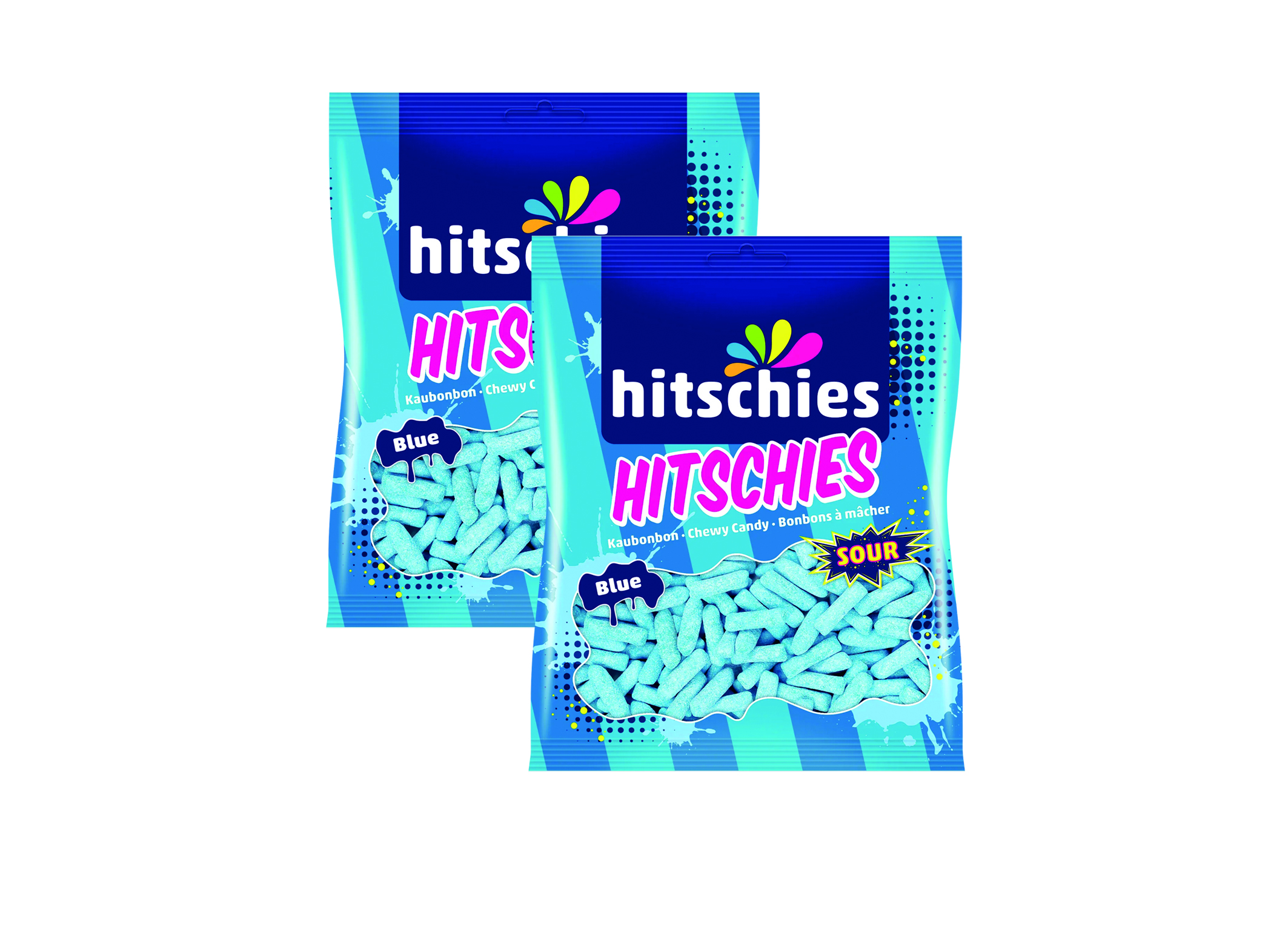 (Bild für) Hitschies Sour Blue 140g 16