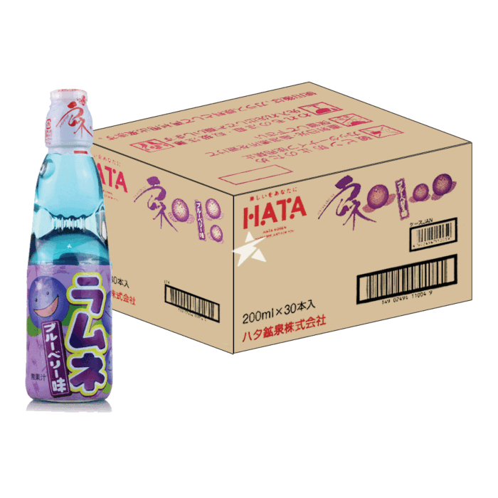 (Bild für) Hata Kosen Ramune Blueberry 0,2L FL EW 30