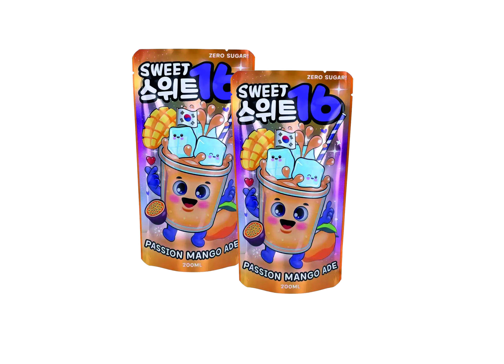 (Bild für) Sweet16 Korean Passion Mango Ade 0,2L 5x10 