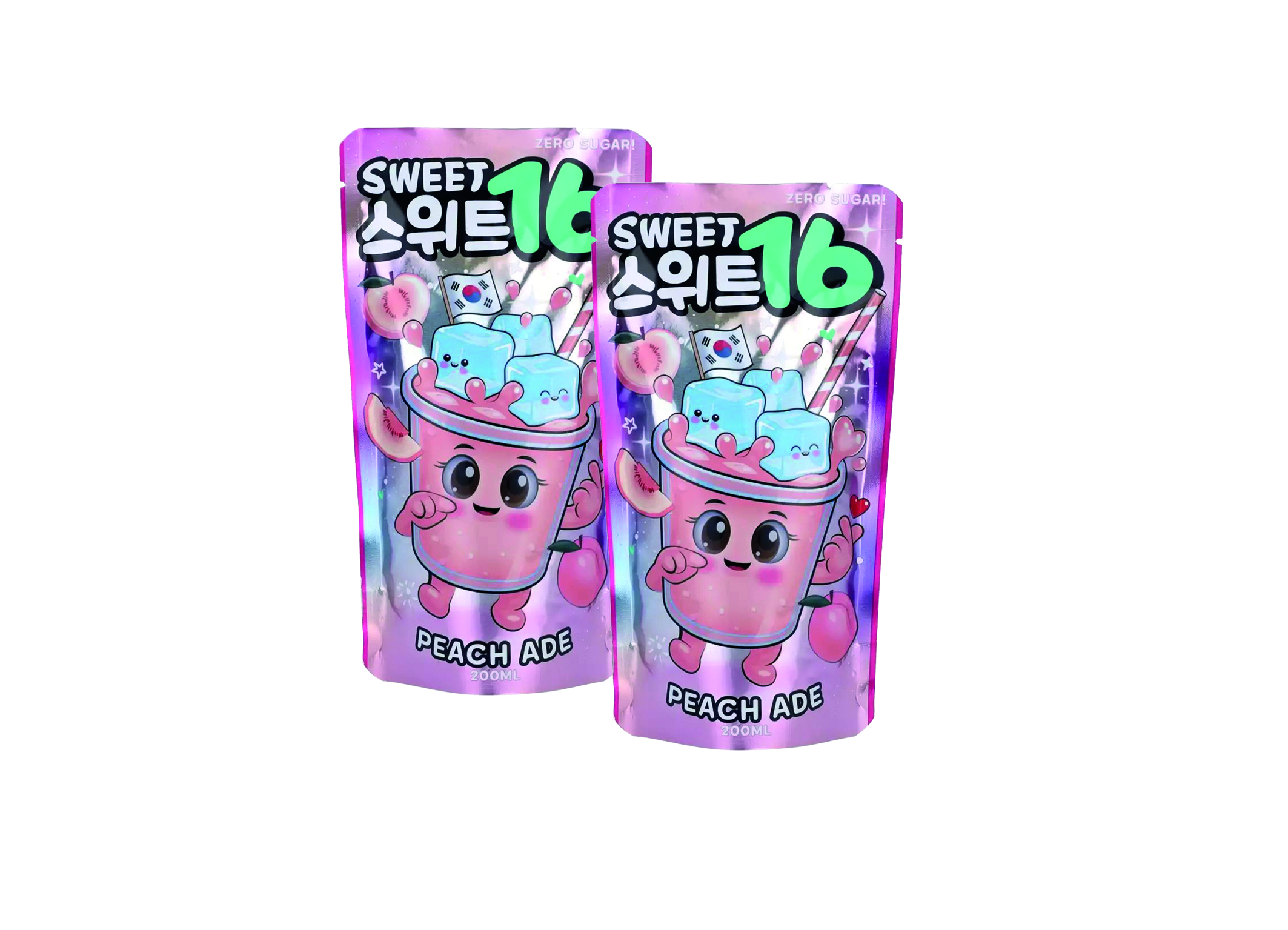 (Bild für) Sweet16 Korean Peach Ade 0,2L 5x10 