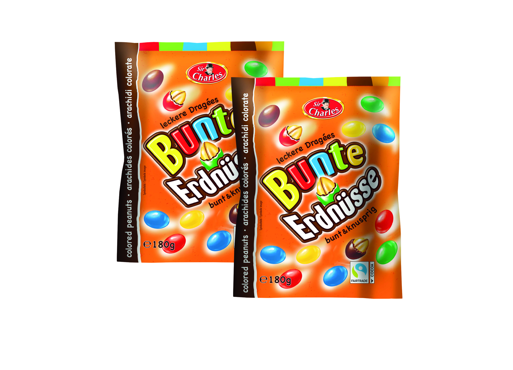 (Bild für) Sir Charles Bunte Erdnüsse 180g 26