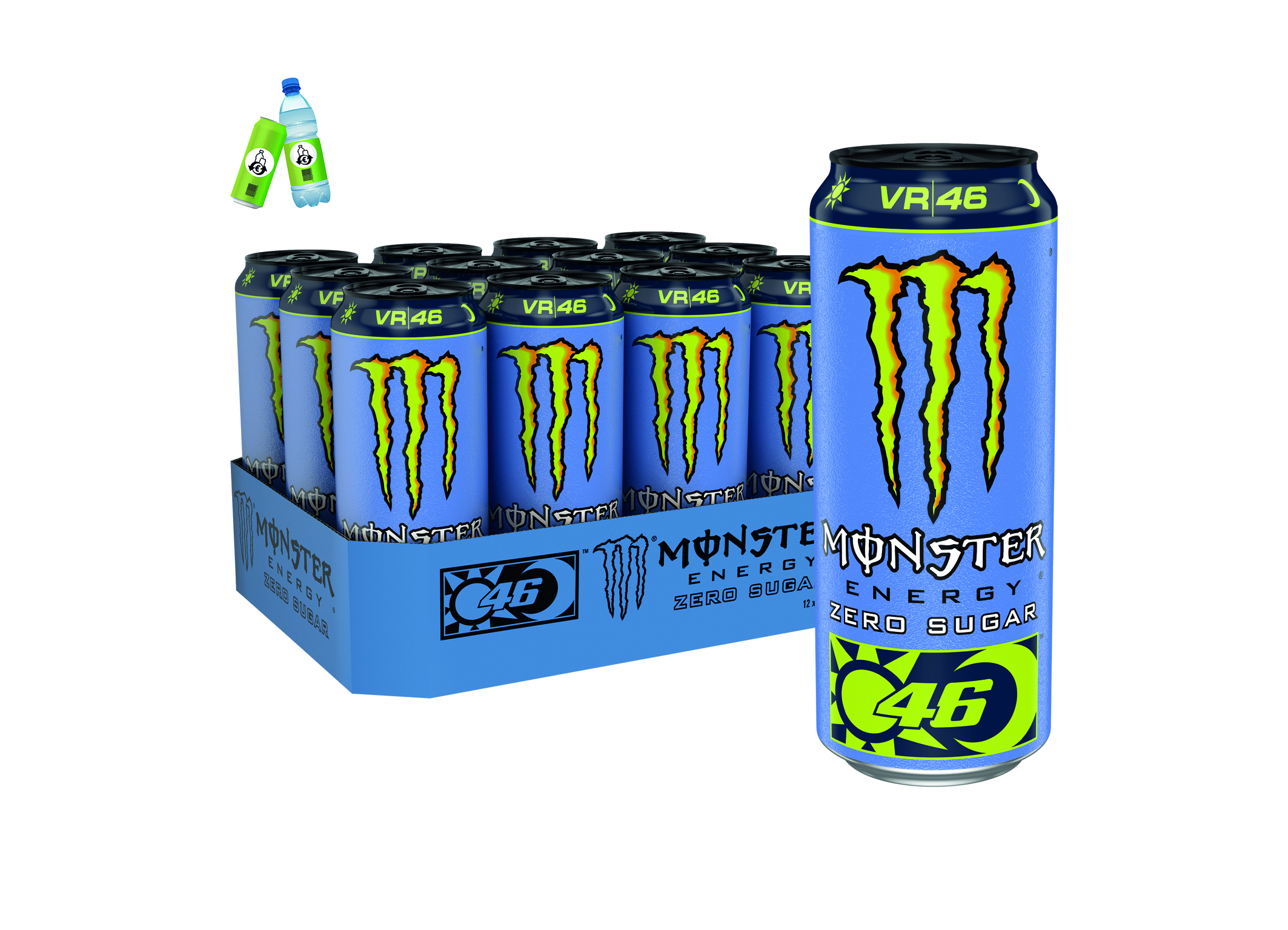 (Bild für) Monster Energy Zero Rossi VR46 0,5L DS EWP 12