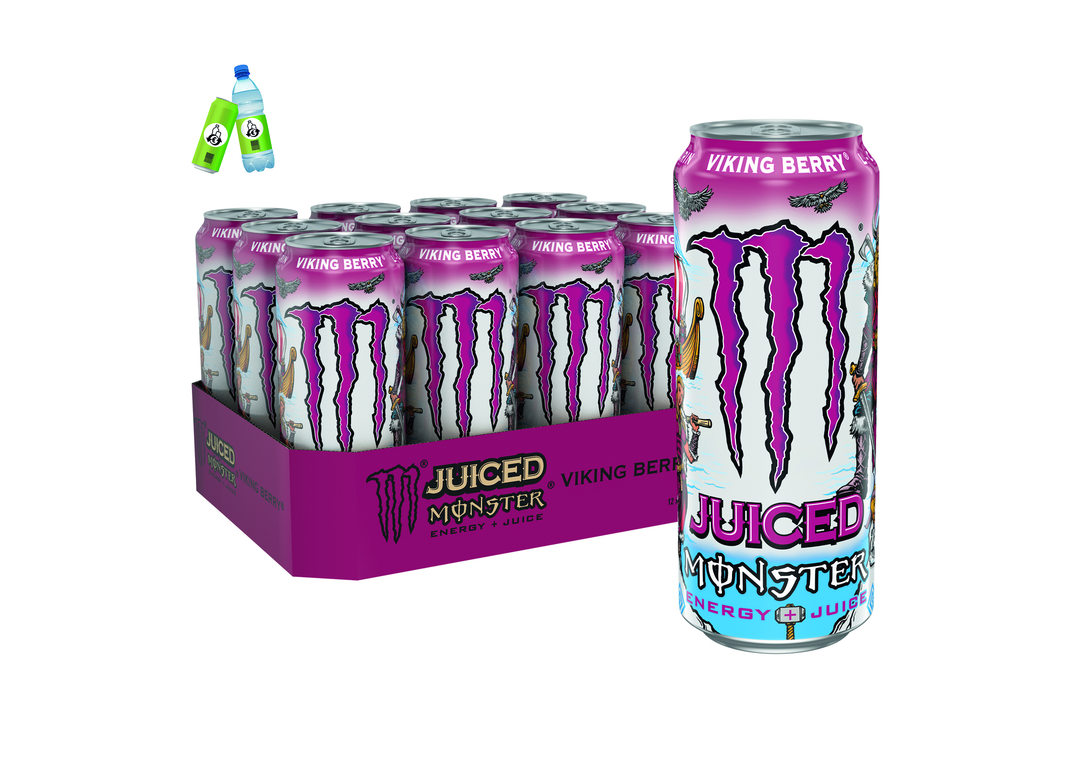 (Bild für) Monster Energy+Juice Viking Berry 0,5L DS EWP 12