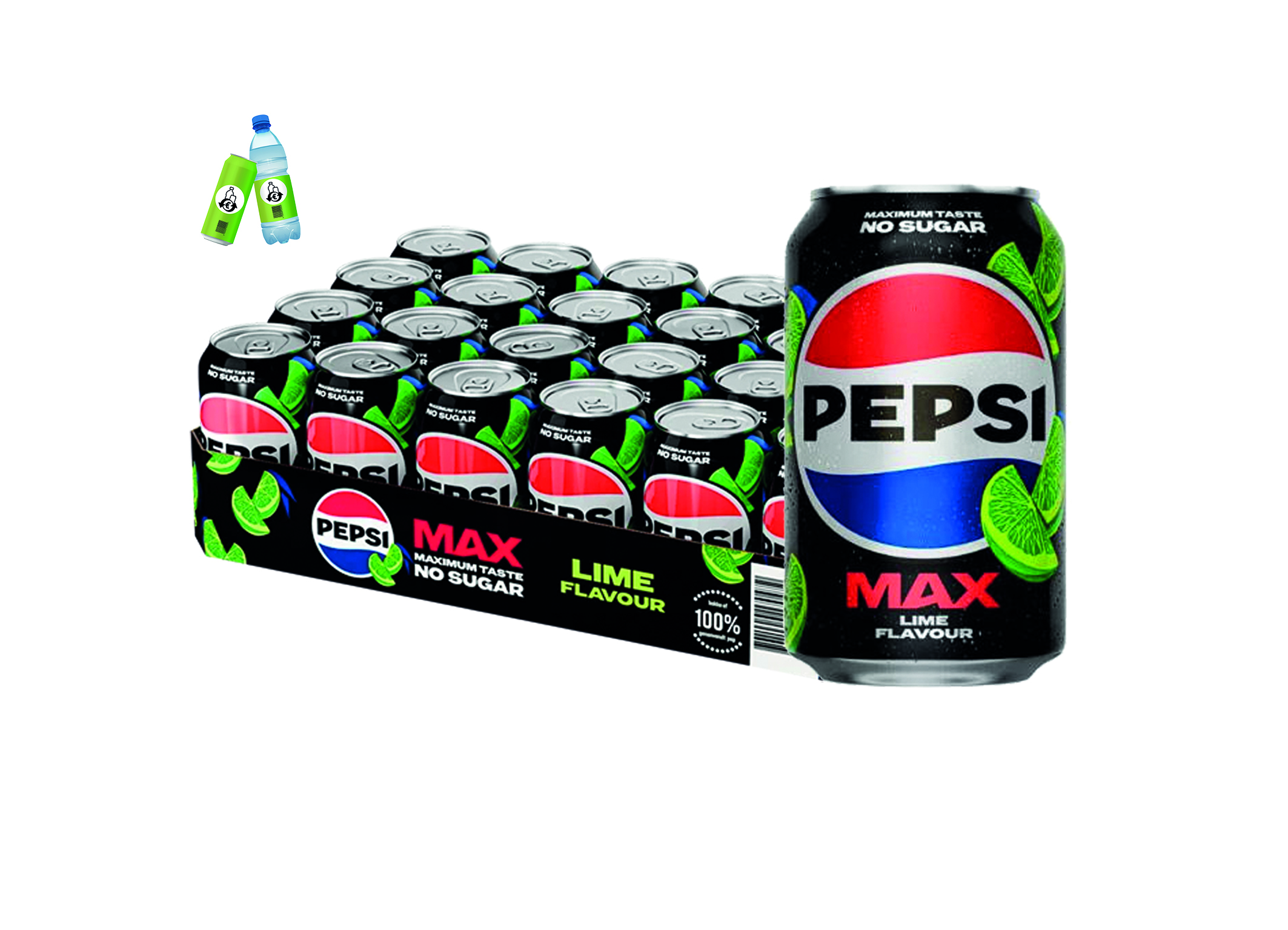 (Bild für) Pepsi Max Lime 0,33L DS EWP 24