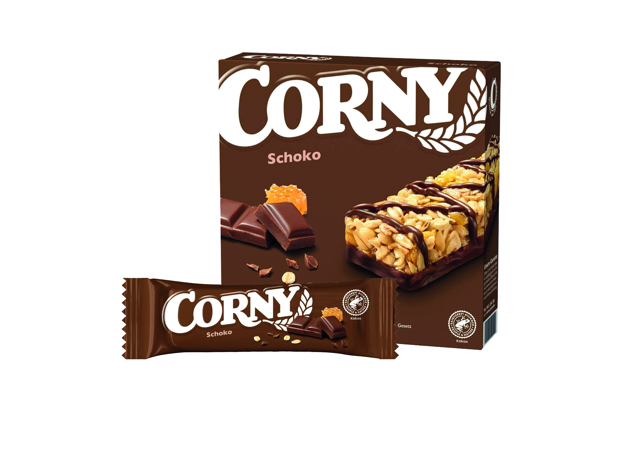 (Bild für) Corny Schoko 6er 150g 10