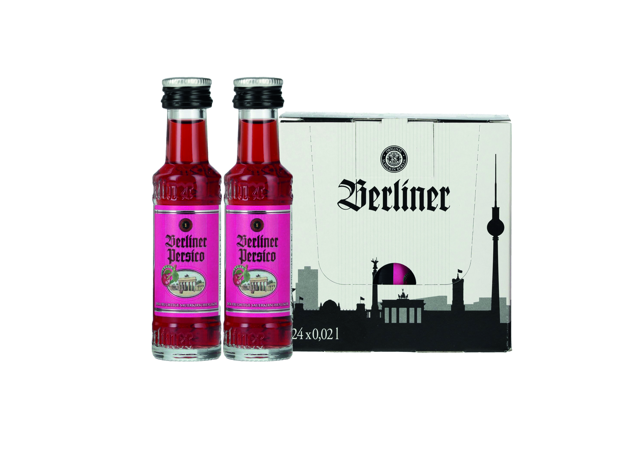 (Bild für) Berliner Persico Sauerkirschenlikör 0,02L 16% 24