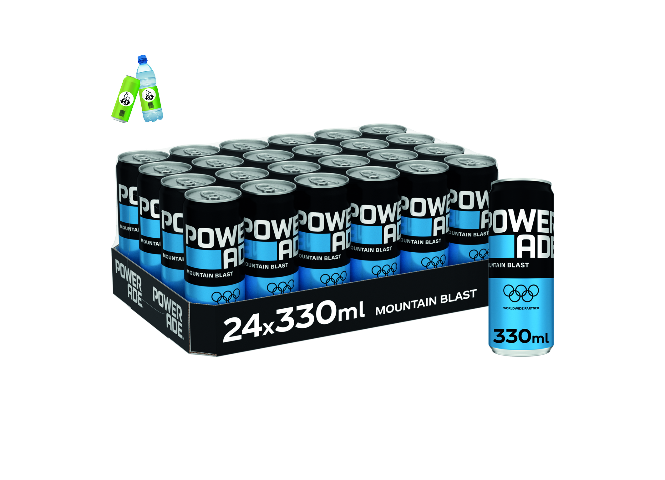 (Bild für) Powerade Mountain Blast 0,33L DS EWP 24