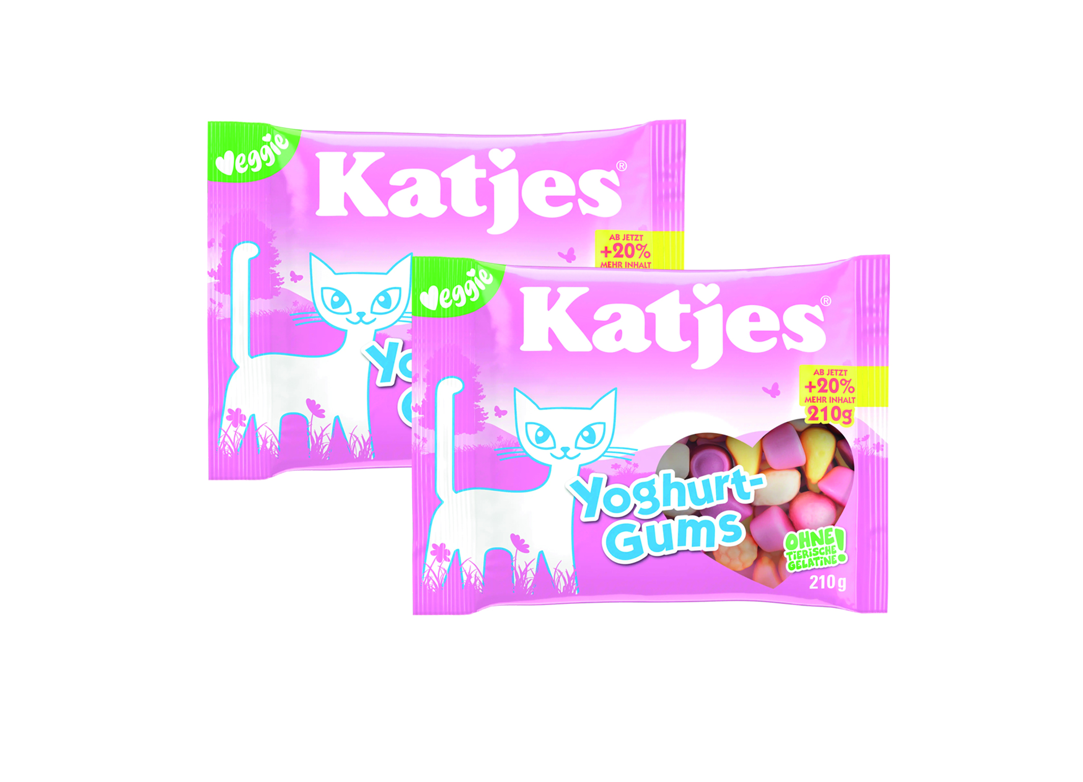 (Bild für) Katjes Yoghurt-Gums veggie 210g 20