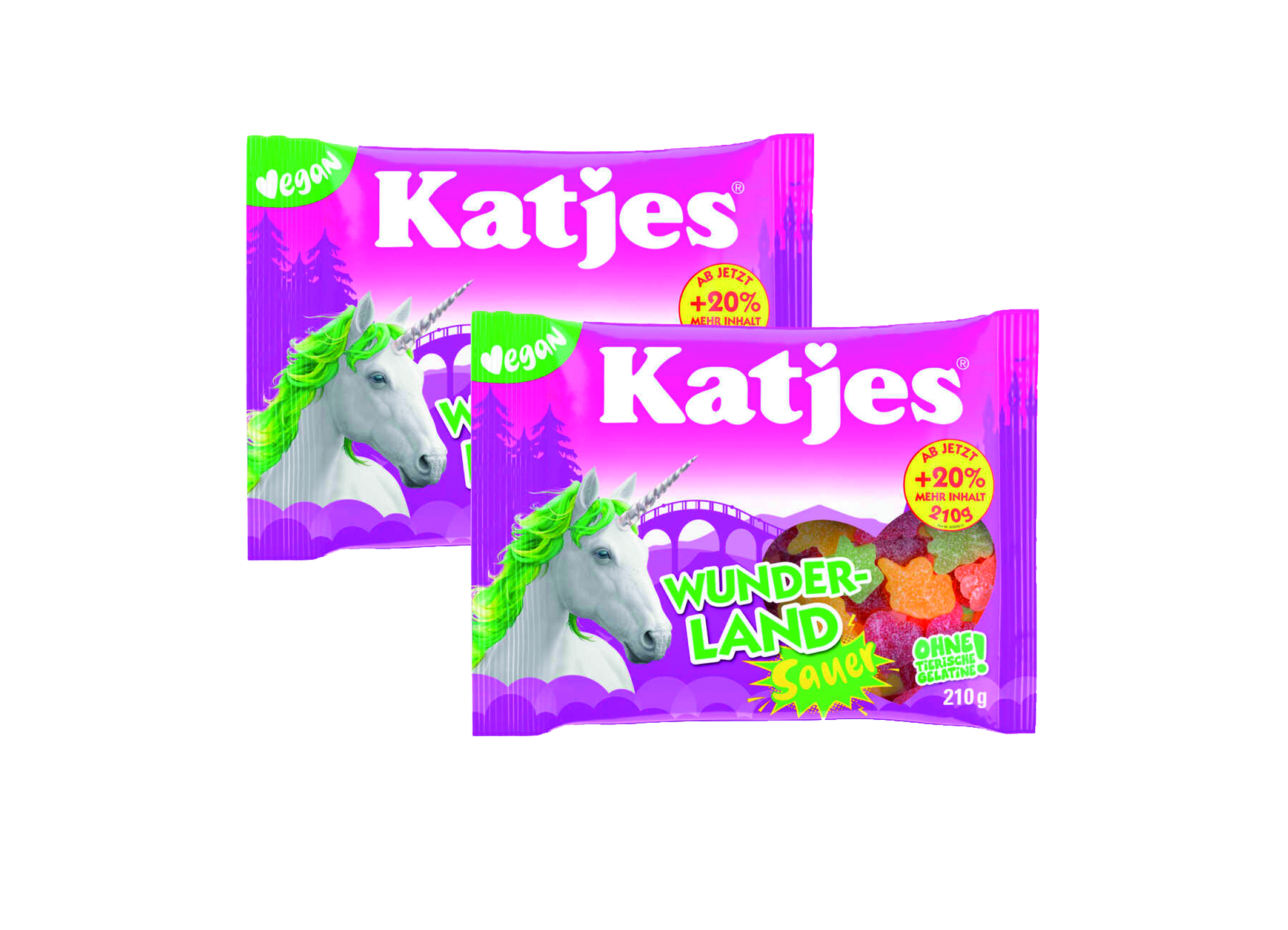 (Bild für) Katjes Wunderland Sauer vegan 210g 18