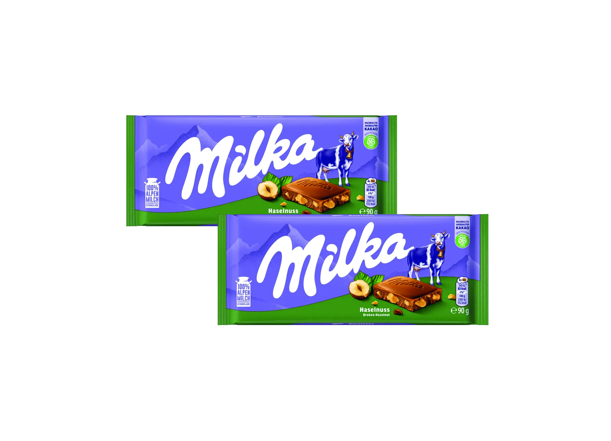 (Bild für) Milka Haselnuss 90g 24